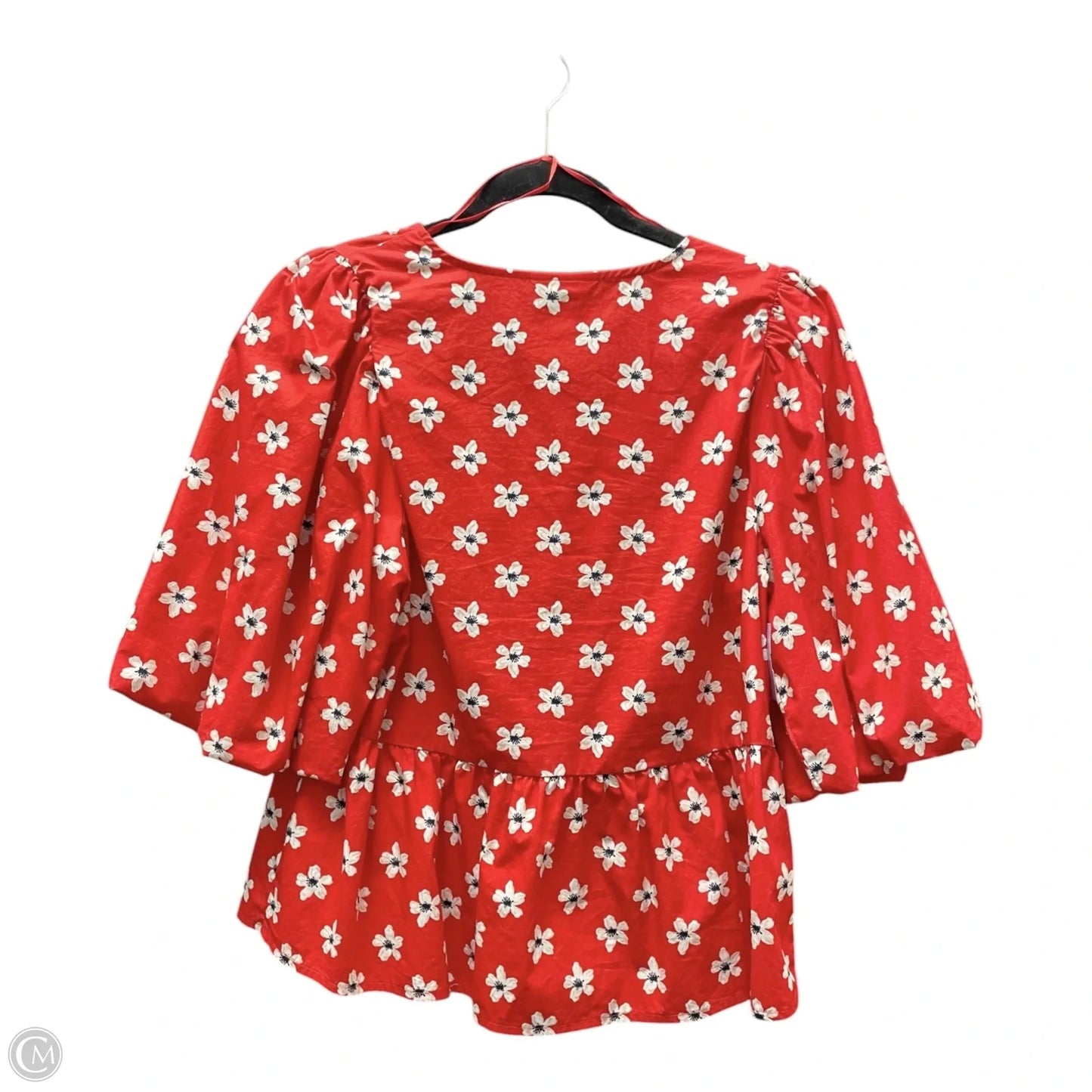 Top Short Sleeve By On 34th In Floral Print, Size: M