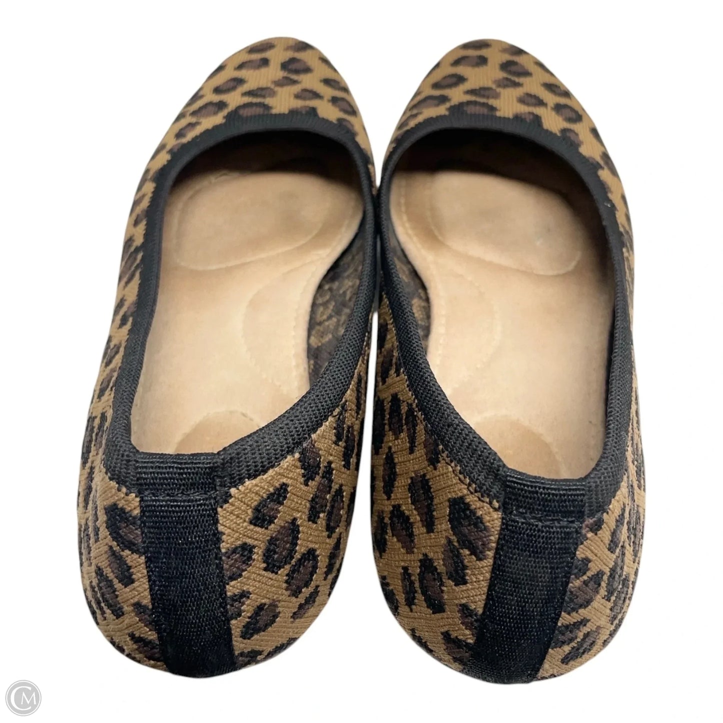 Shoes Flats By Clothes Mentor In Animal Print, Size: 8