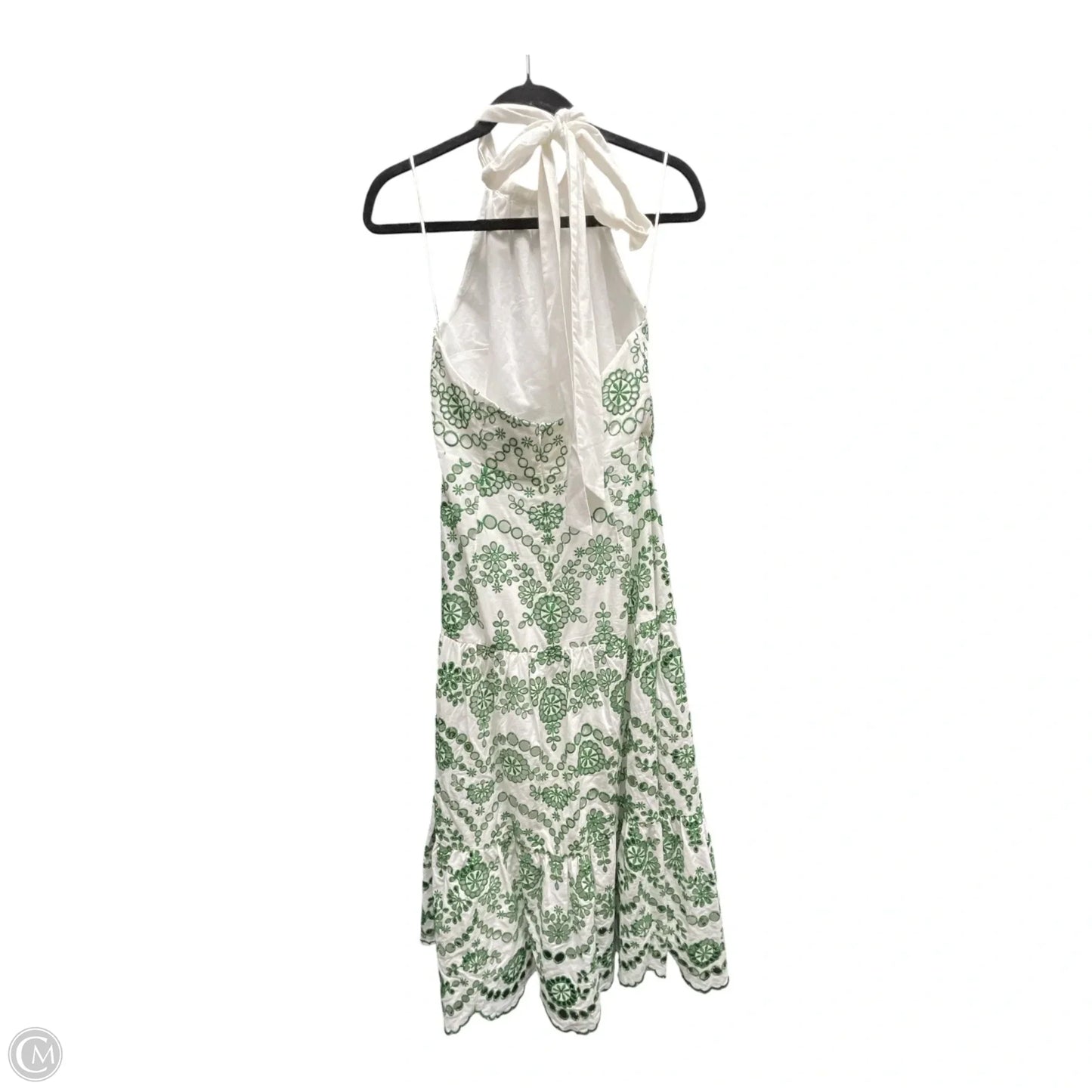 Dress Designer By Milly In Green & White, Size: S
