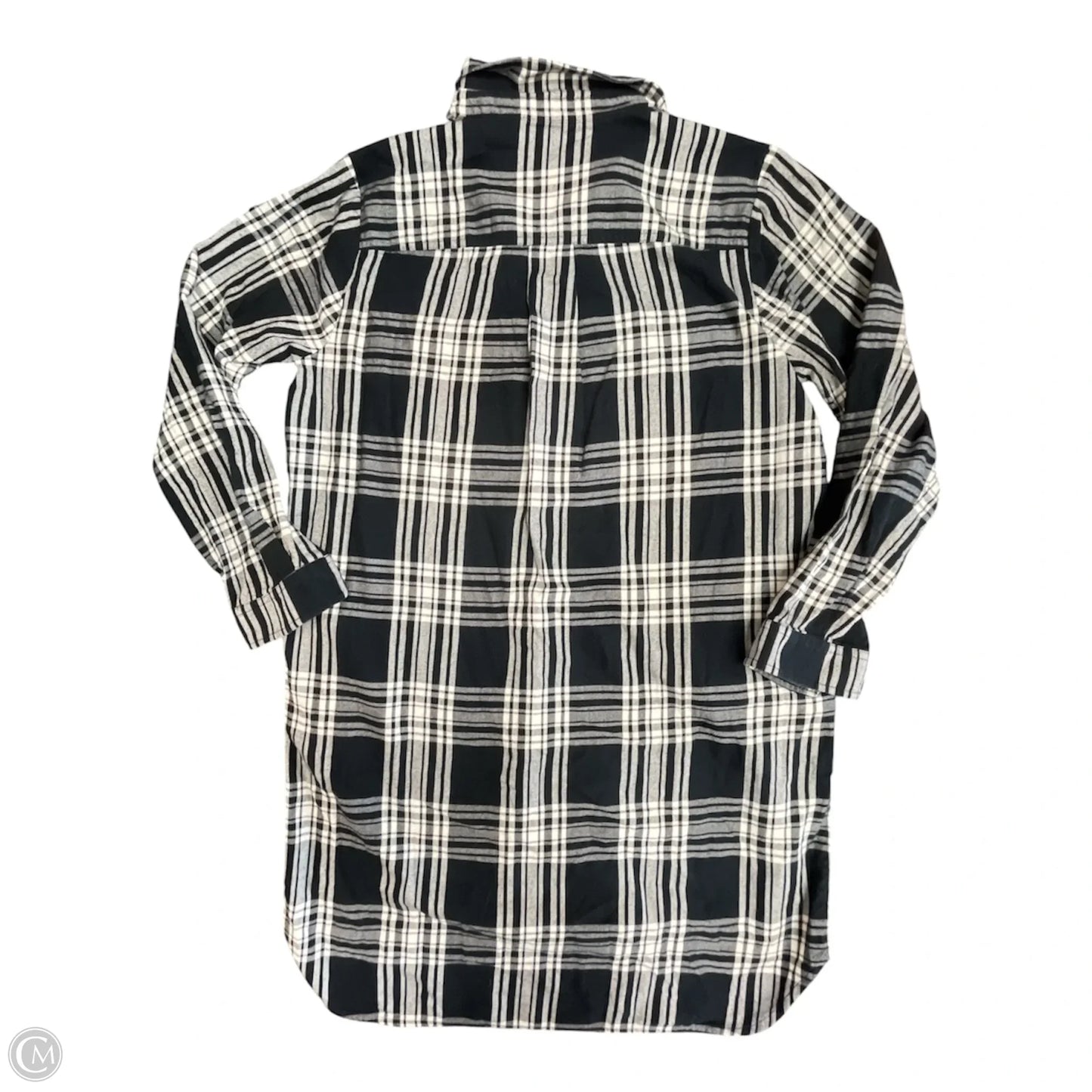 Dress Casual Short By Madewell In Plaid Pattern, Size: L