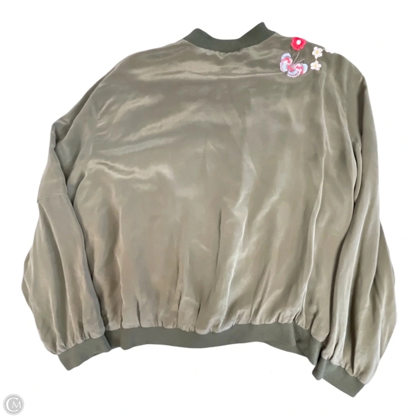 Jacket Designer By Johnny Was In Green, Size: Xl