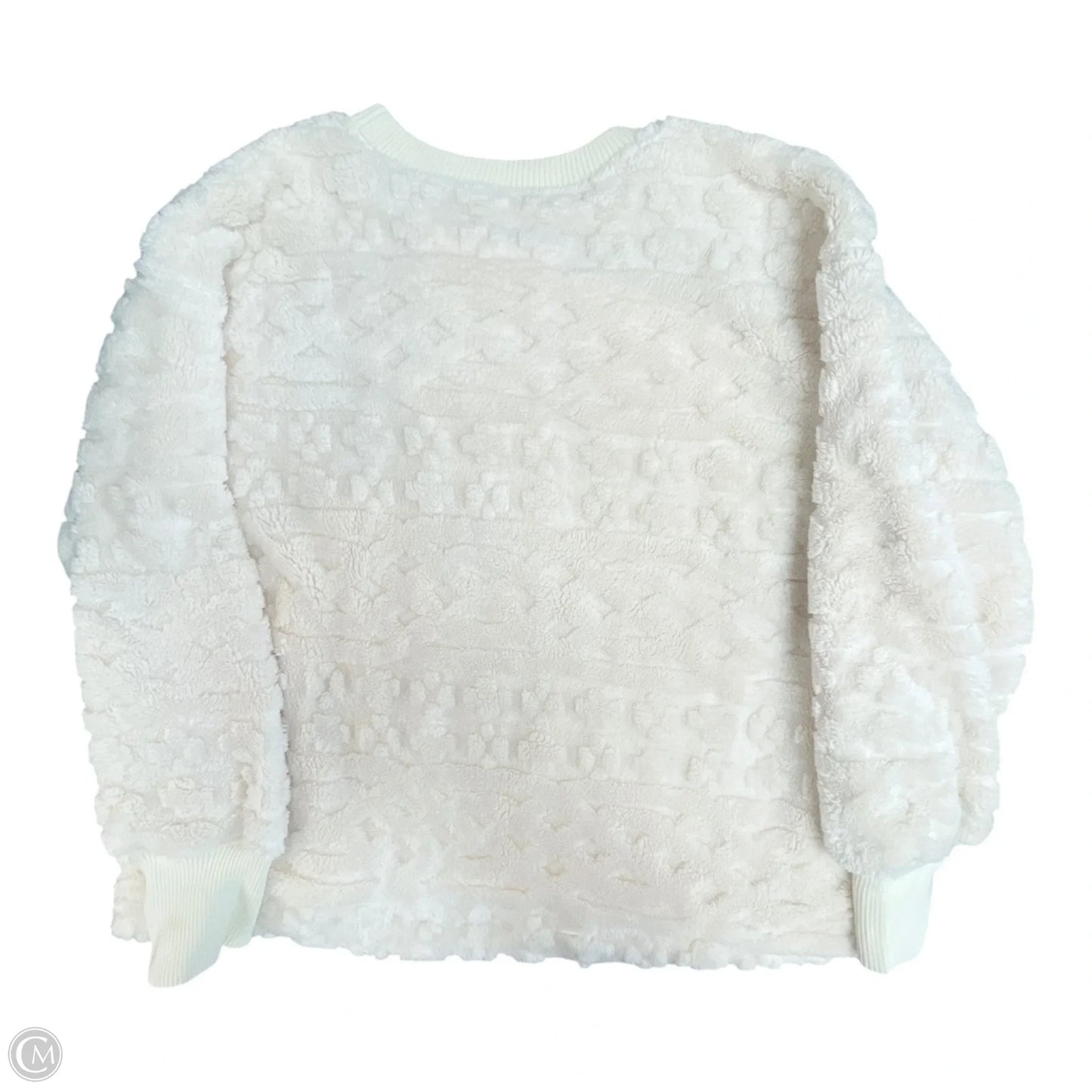 Sweatshirt Crewneck By Free People In Ivory, Size: Xl