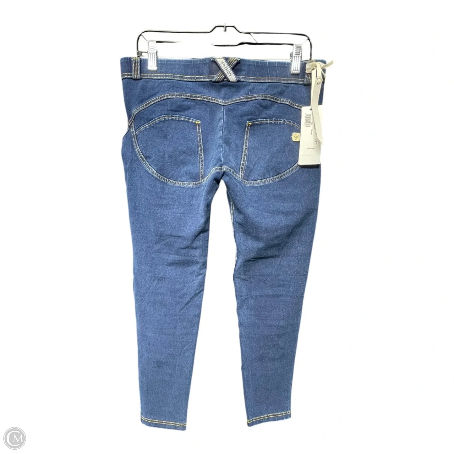 Jeans Skinny By Freddy In Blue Denim, Size: Xl