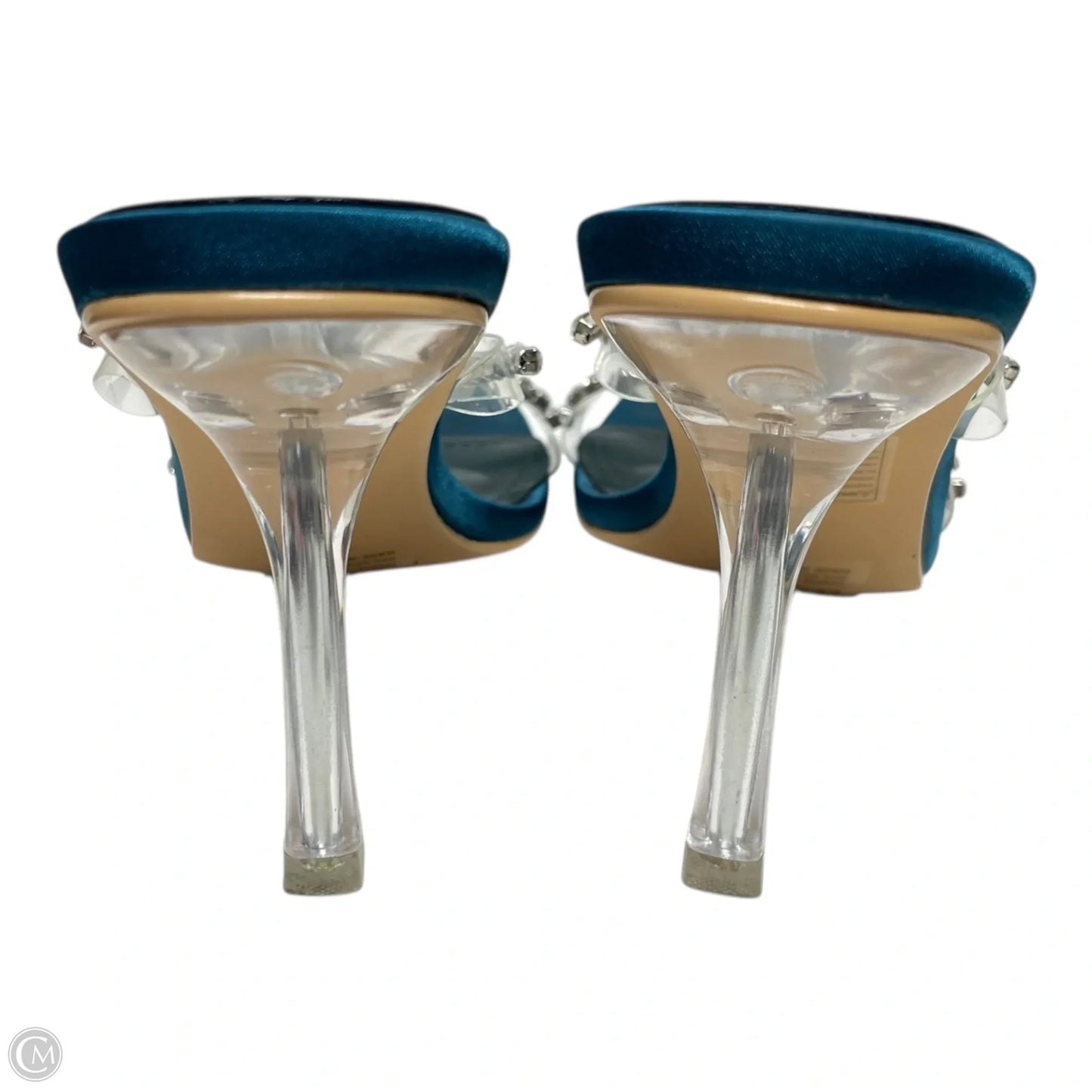 Shoes Heels Stiletto By Fashion Nova In Teal, Size: 8.5