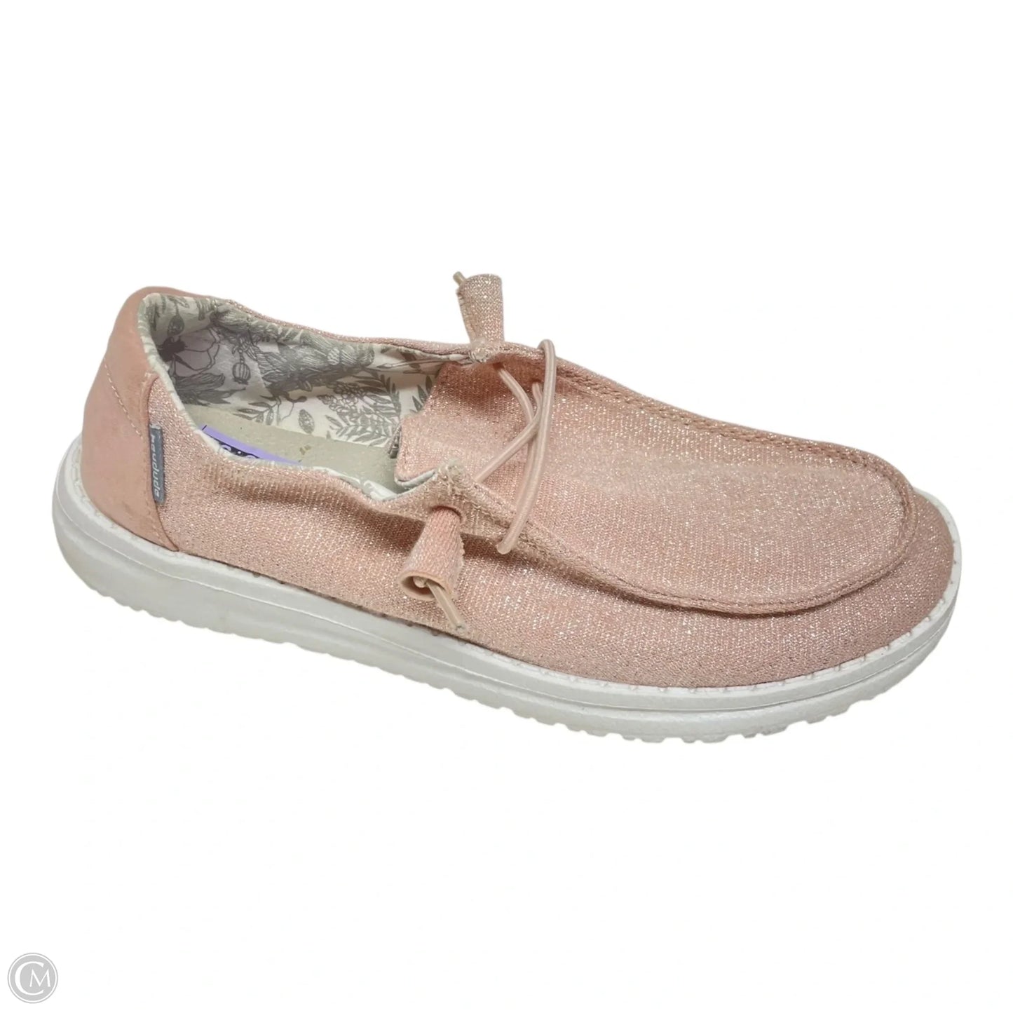 Shoes Flats By Hey Dude In Pink, Size: 7