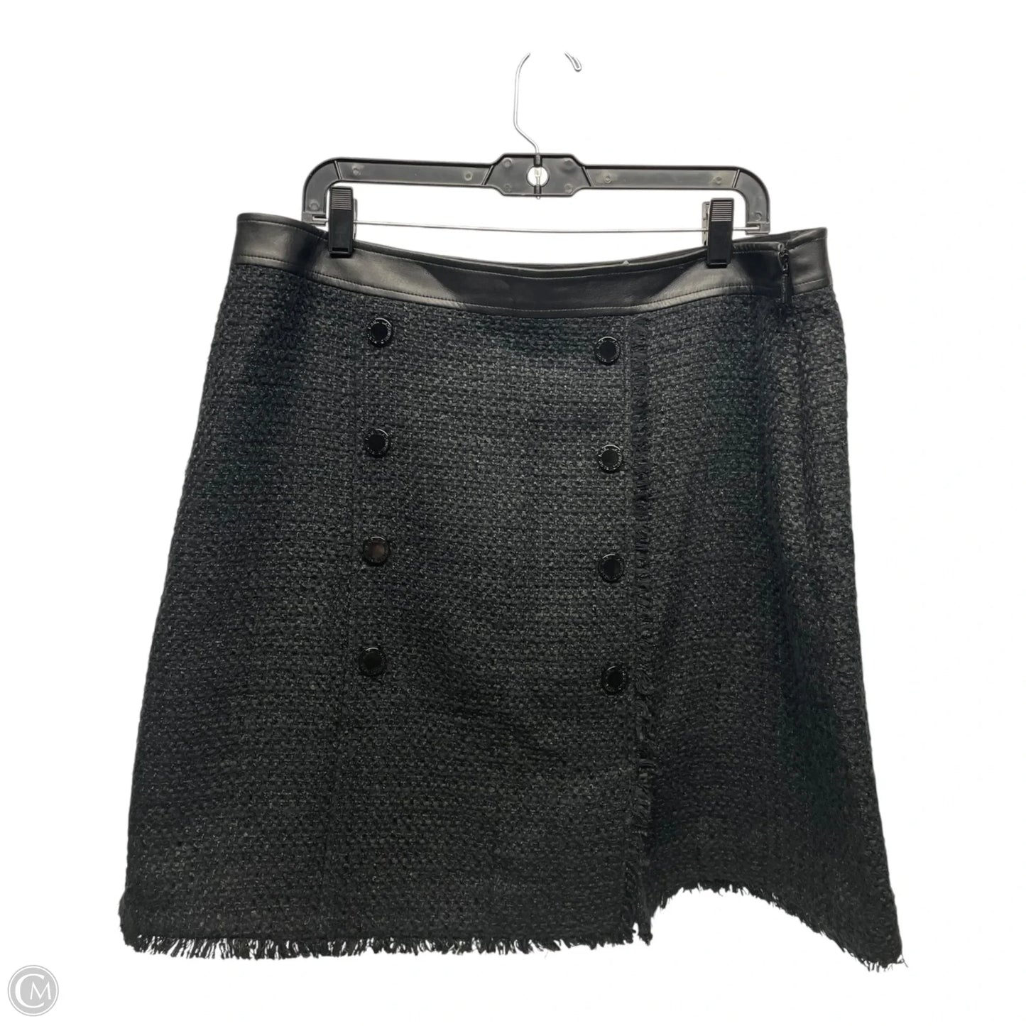 Skirt Designer By Karl Lagerfeld In Black, Size: L