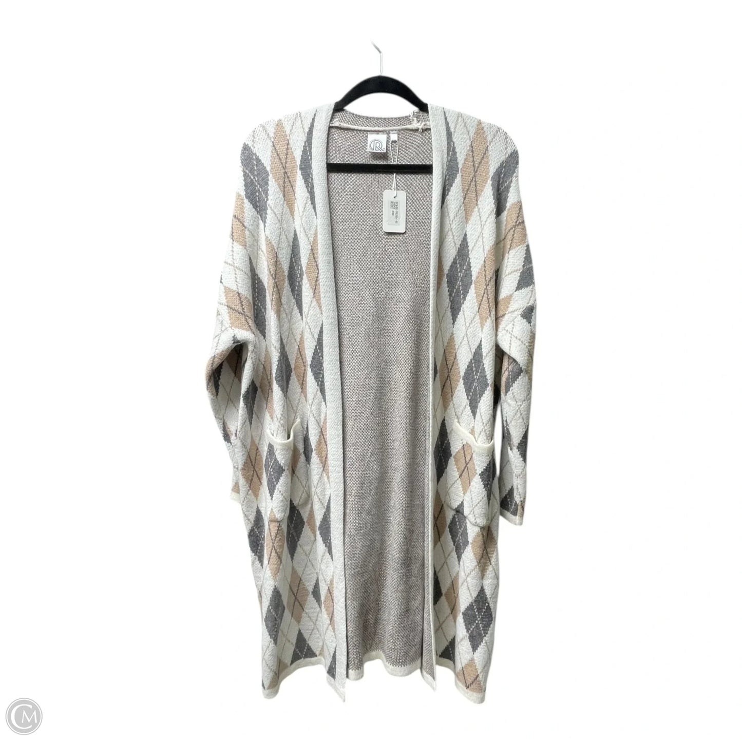 Cardigan By Clothes Mentor In Beige, Size: M