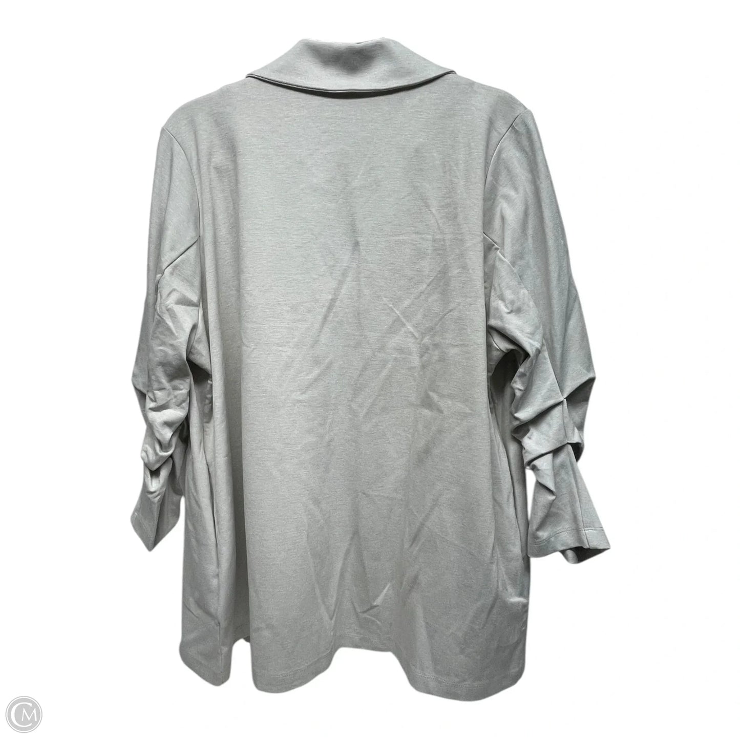 Blazer By Dear Scarlett In Grey, Size: 1x