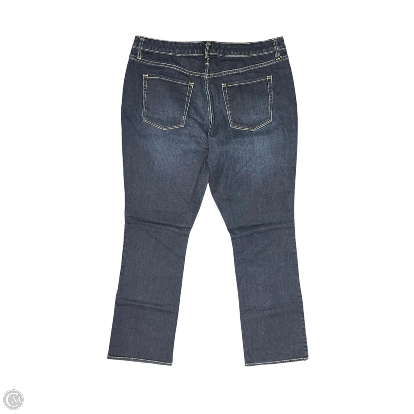 Jeans Boot Cut By Merona In Blue, Size: 14