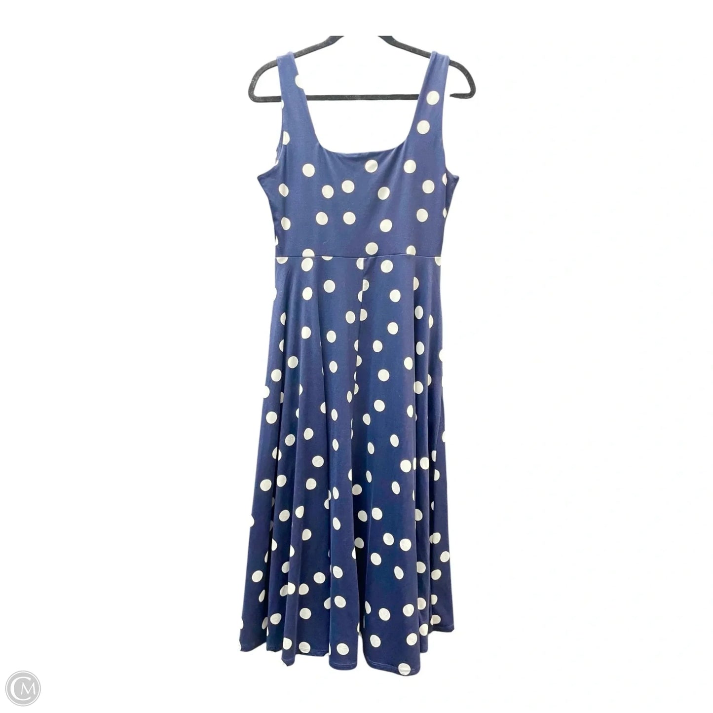 Dress Casual Short By Nine Britton In Polkadot Pattern, Size: L