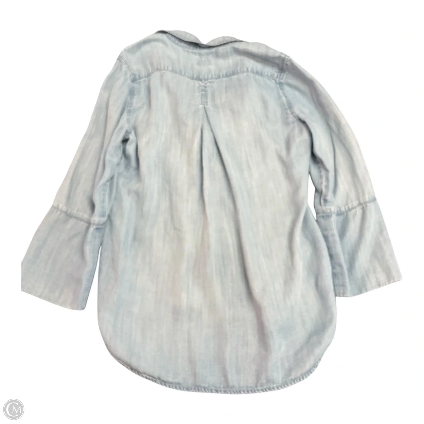 Top Long Sleeve By Chicos In Blue, Size: S