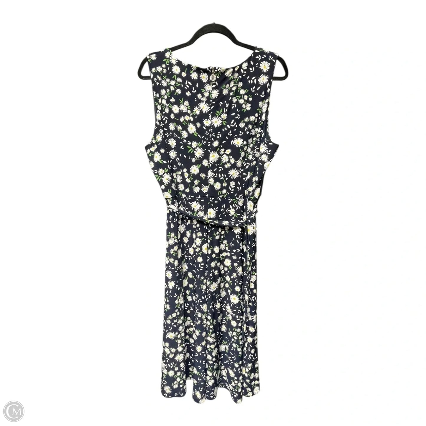 Dress Casual Midi By Tommy Hilfiger In Floral Print, Size: L