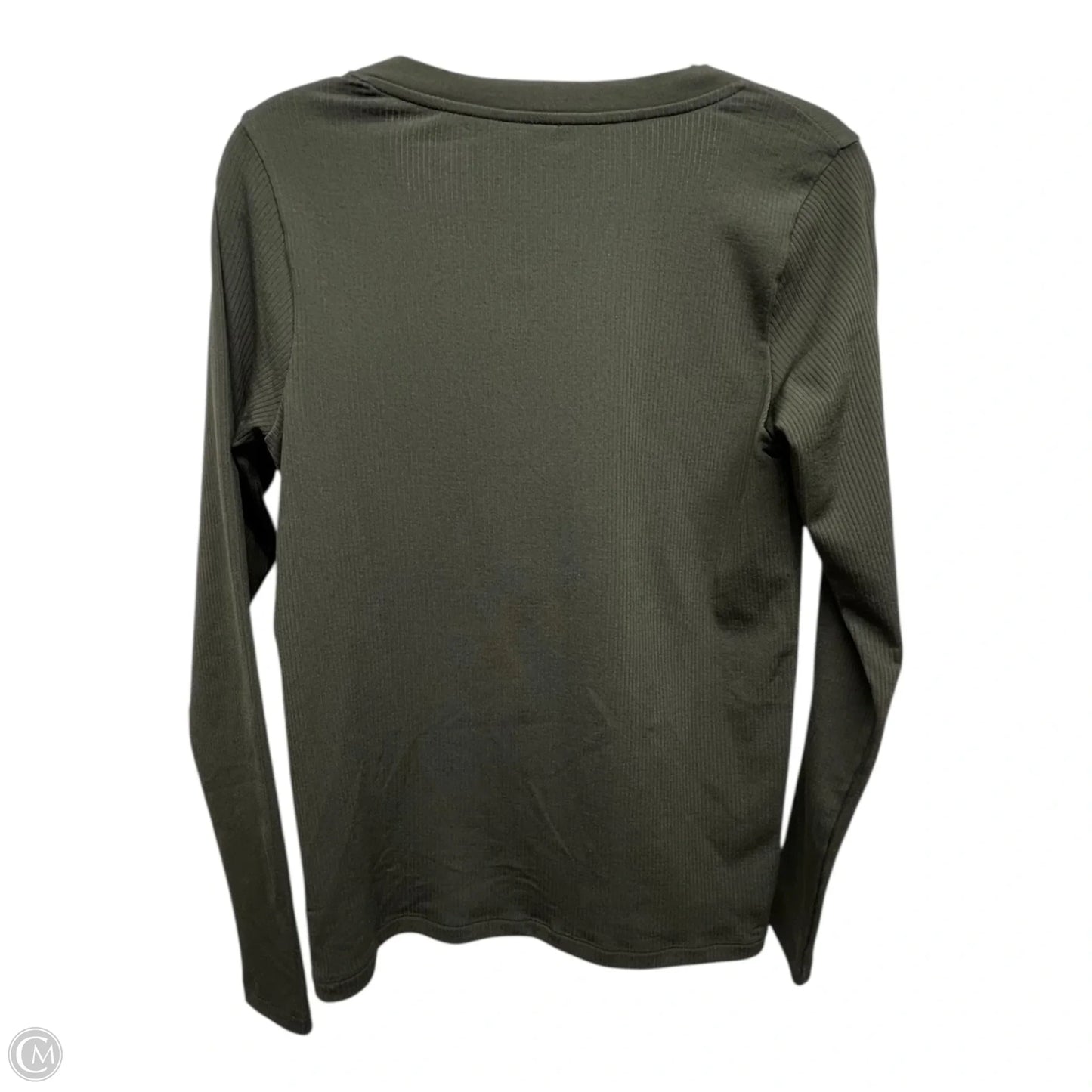 Athletic Top Long Sleeve Crewneck By Athleta In Green, Size: M