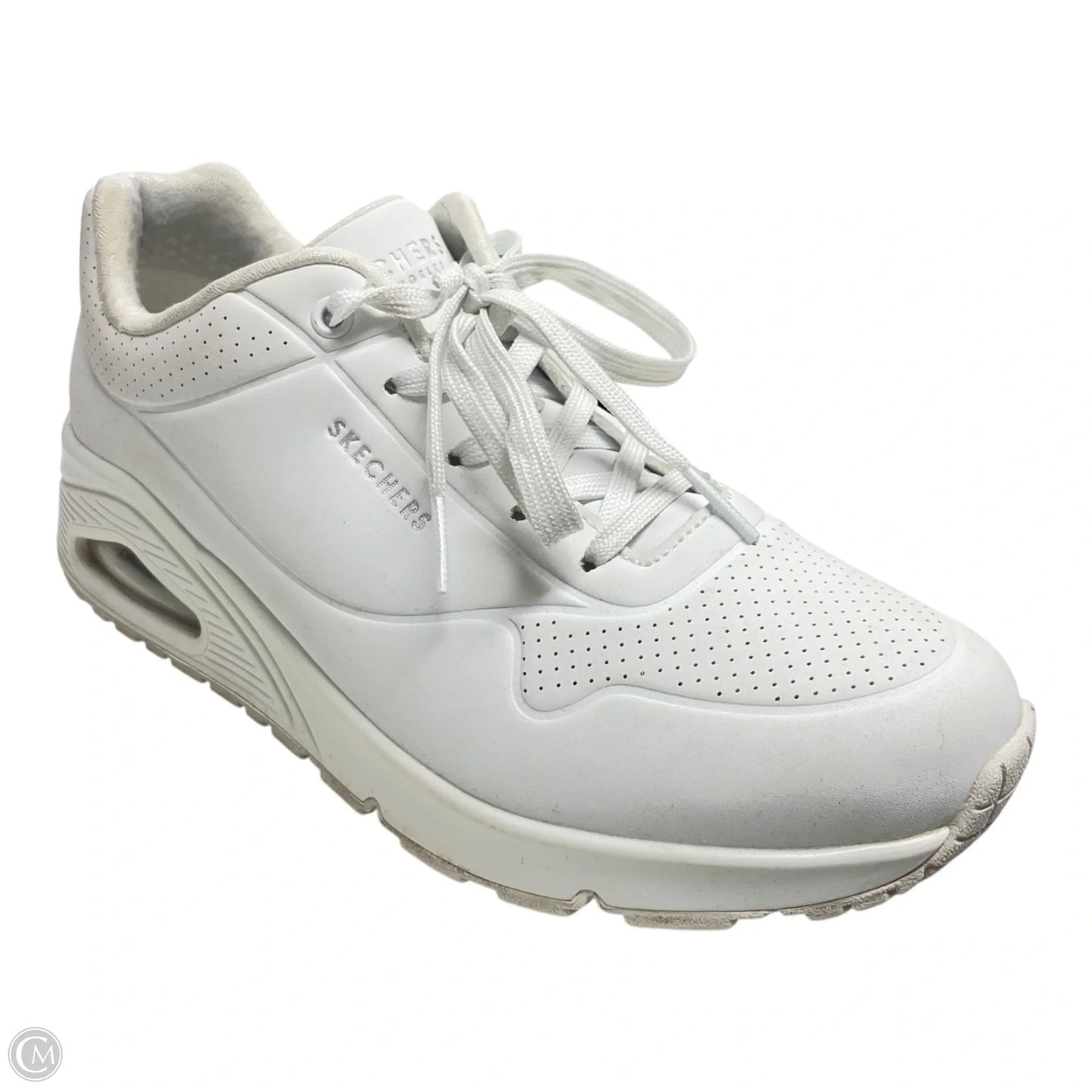 Shoes Sneakers By Skechers In White, Size: 7.5