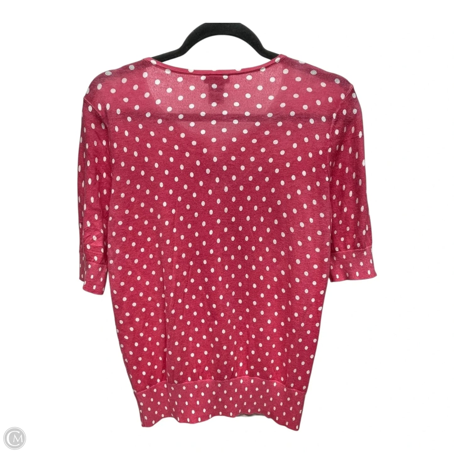Cardigan By Ann Taylor In Polkadot Pattern, Size: M