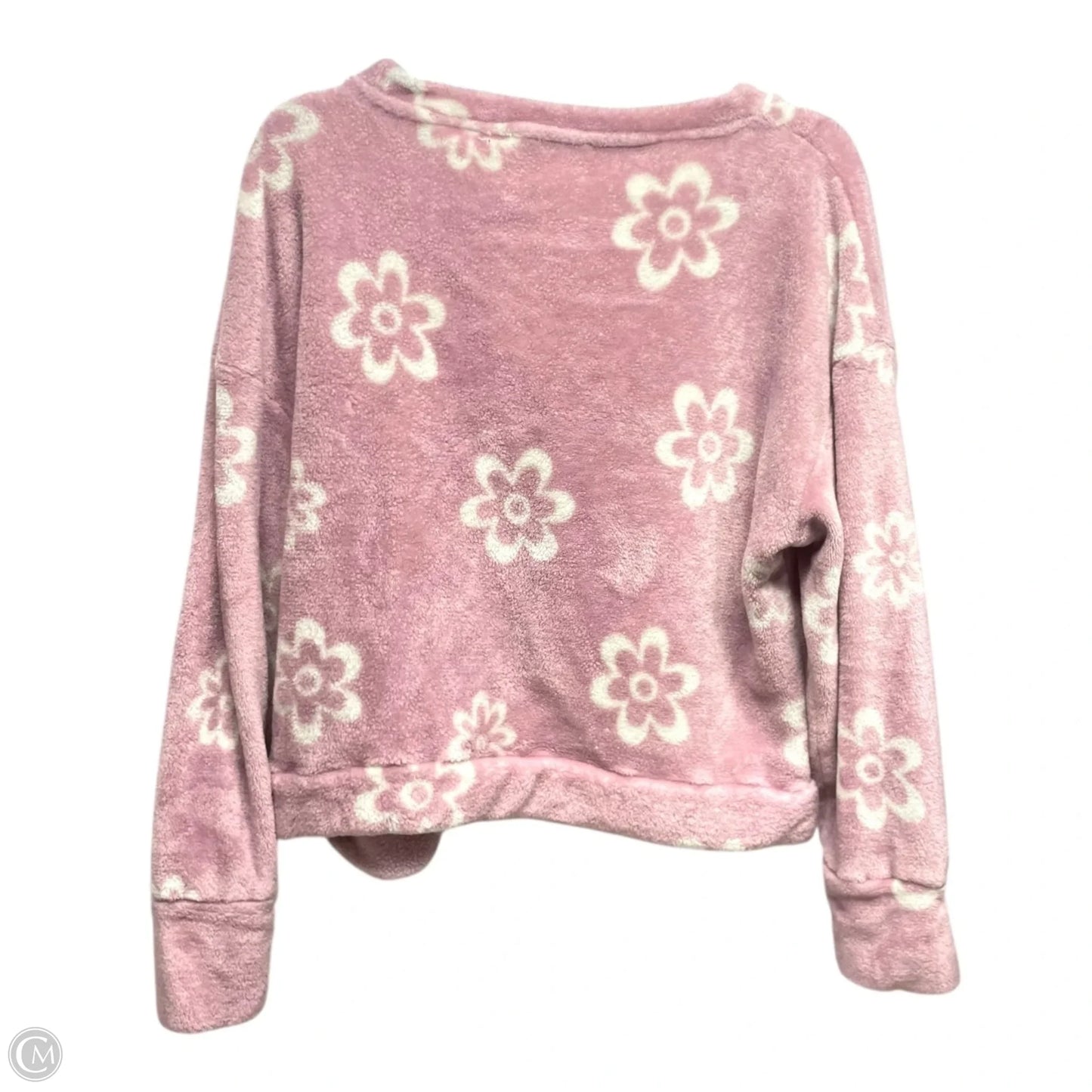 Sweater By Hippie Rose In Purple & White, Size: Xl