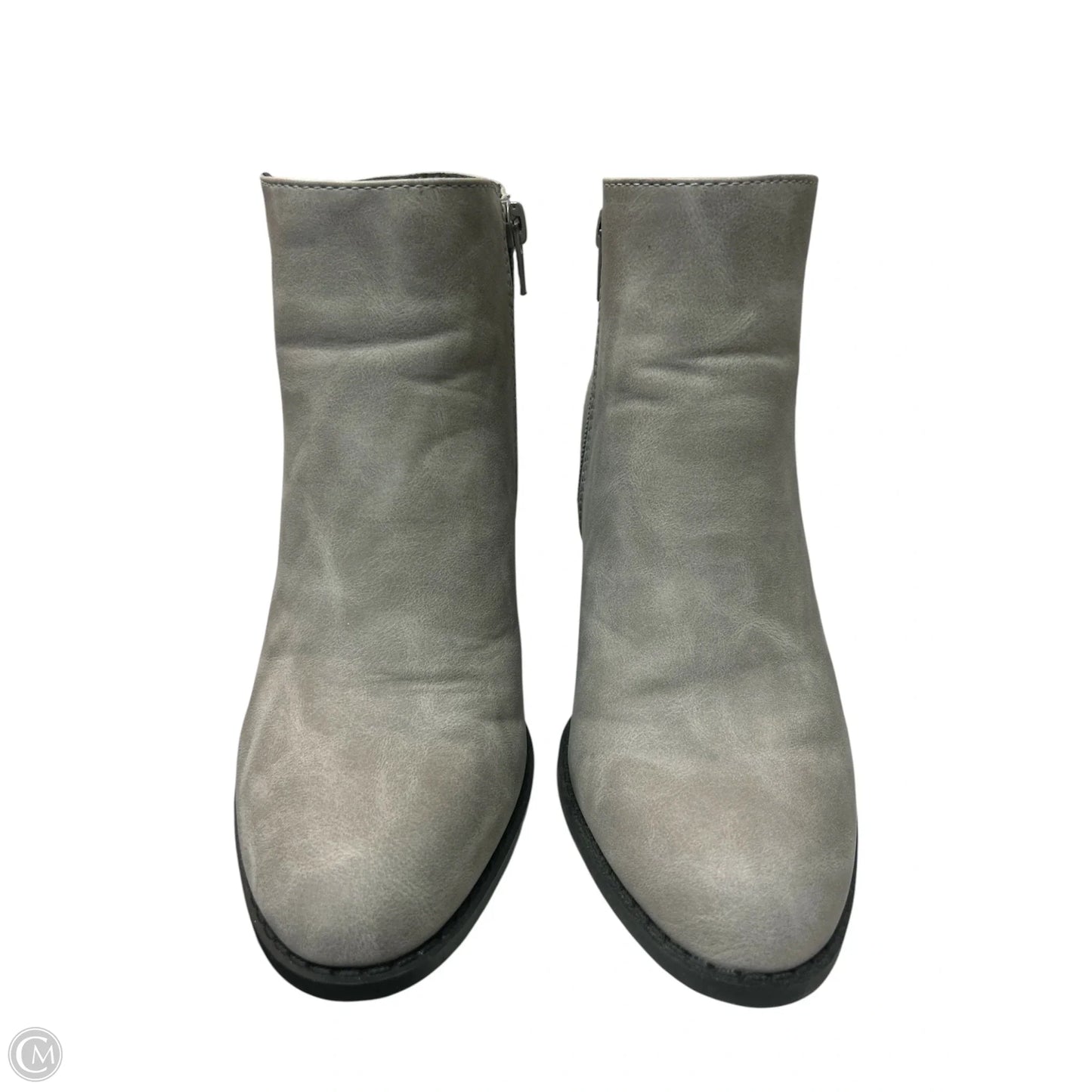 Boots Ankle Heels By anjoufemme In Grey, Size: 6