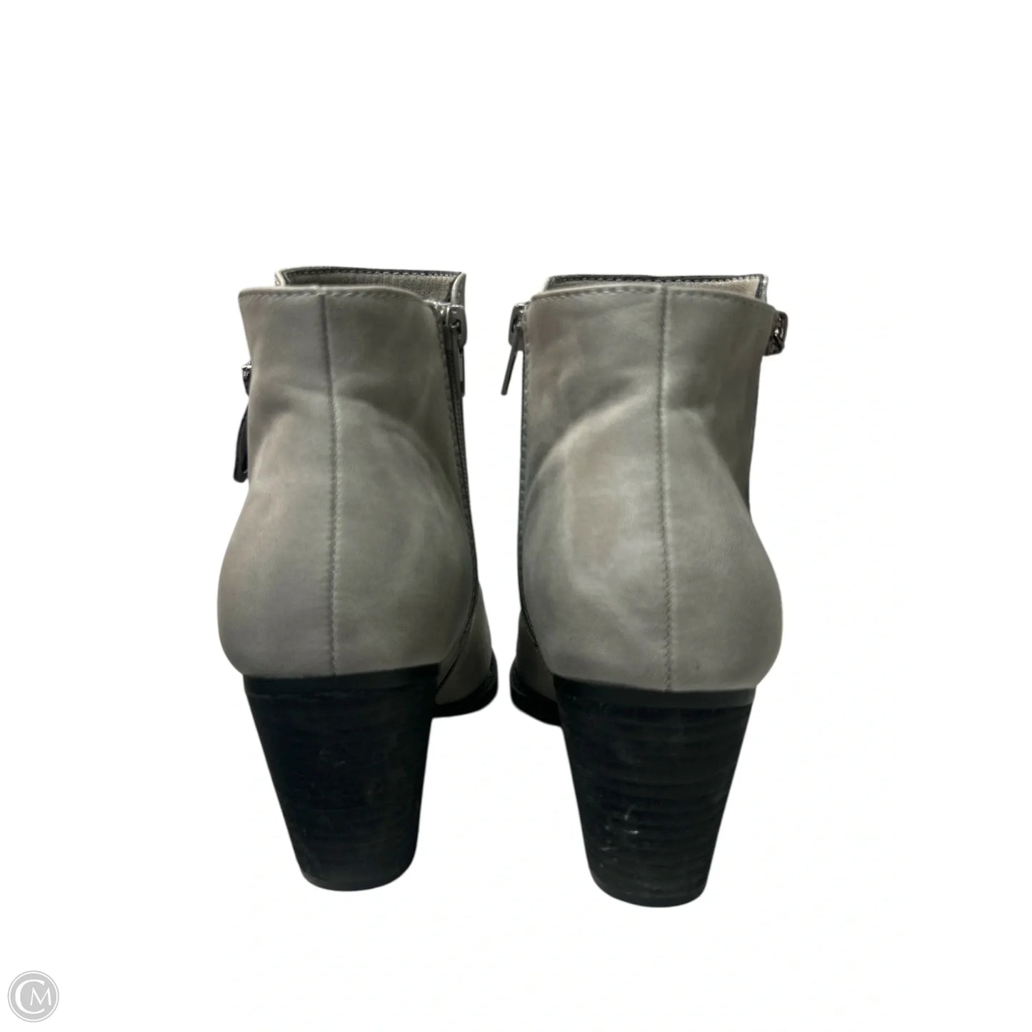 Boots Ankle Heels By anjoufemme In Grey, Size: 6