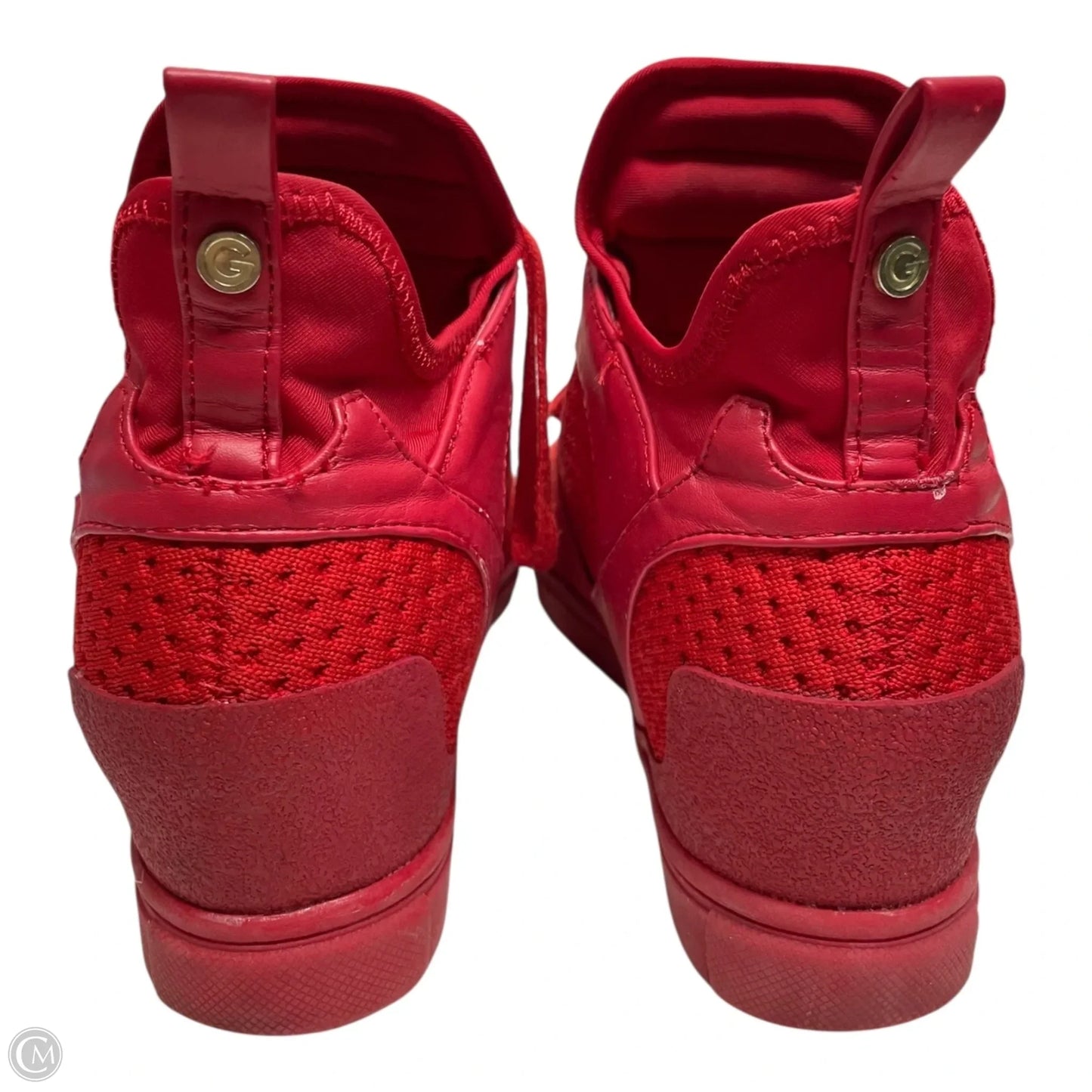 Shoes Sneakers By Guess In Red, Size: 7.5