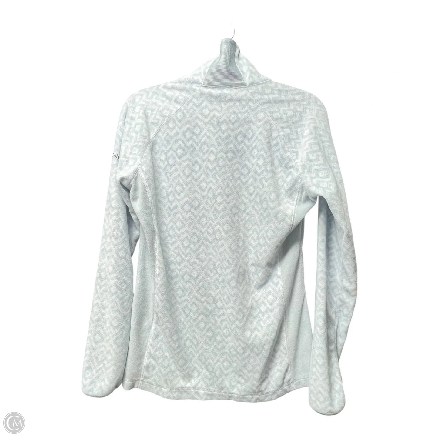 Jacket Fleece By Columbia In Blue & White, Size: M