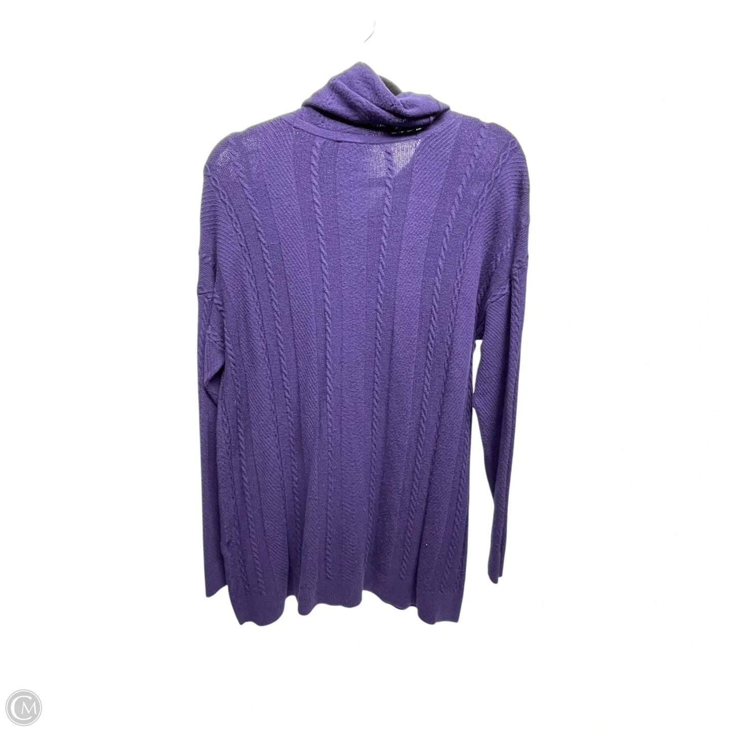 Sweater By Chicos In Purple, Size: L