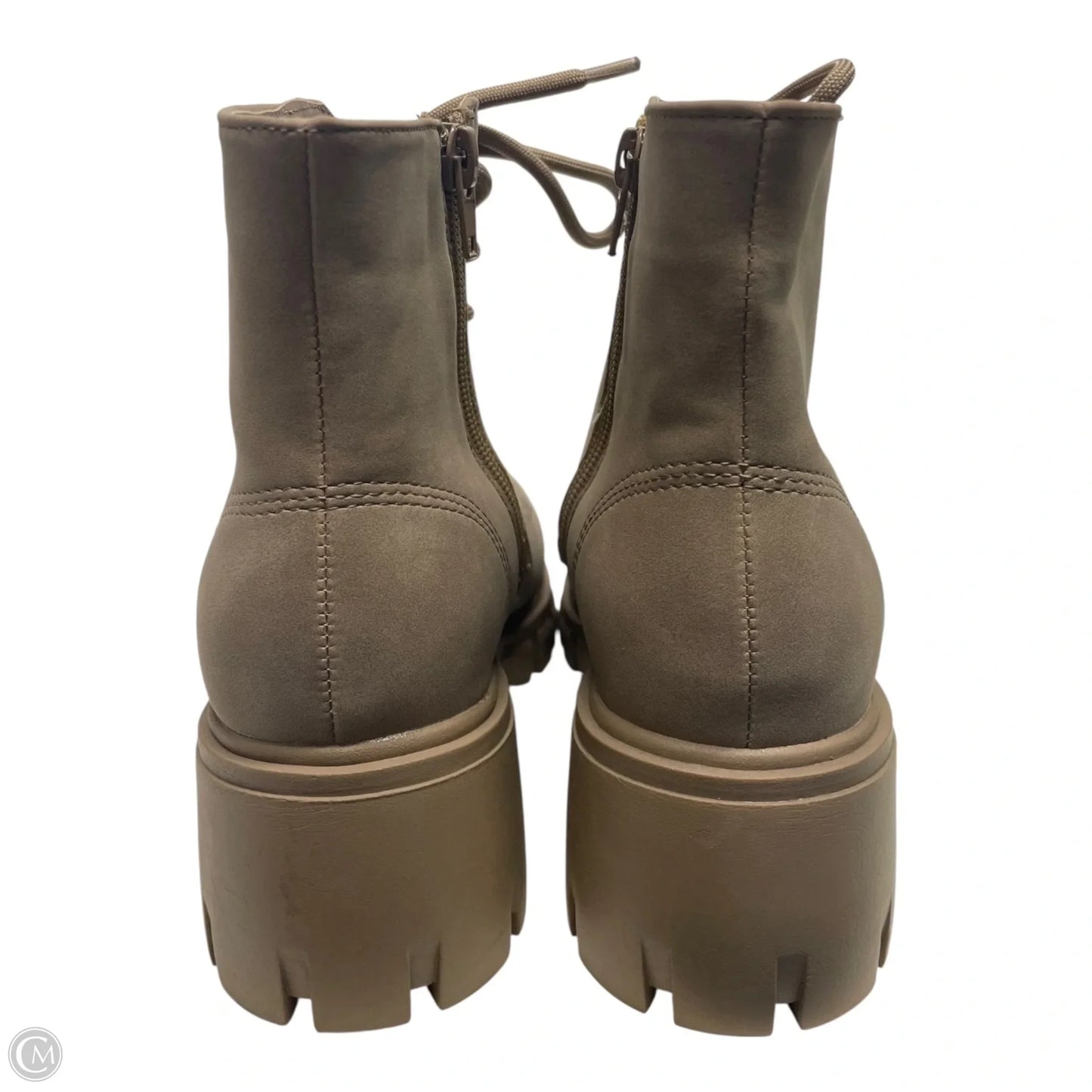 Boots Combat By Mia In Tan, Size: 9