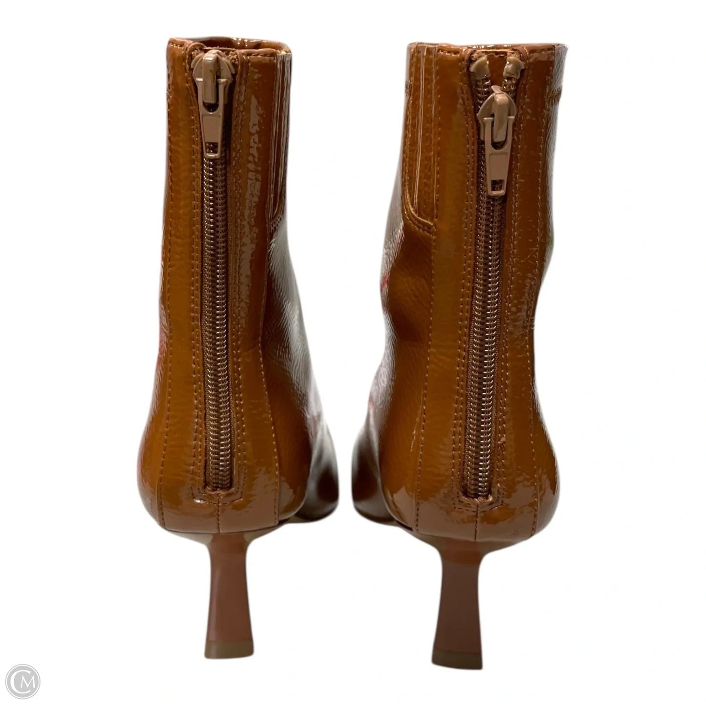 Boots Ankle Heels By Steve Madden In Brown, Size: 7.5