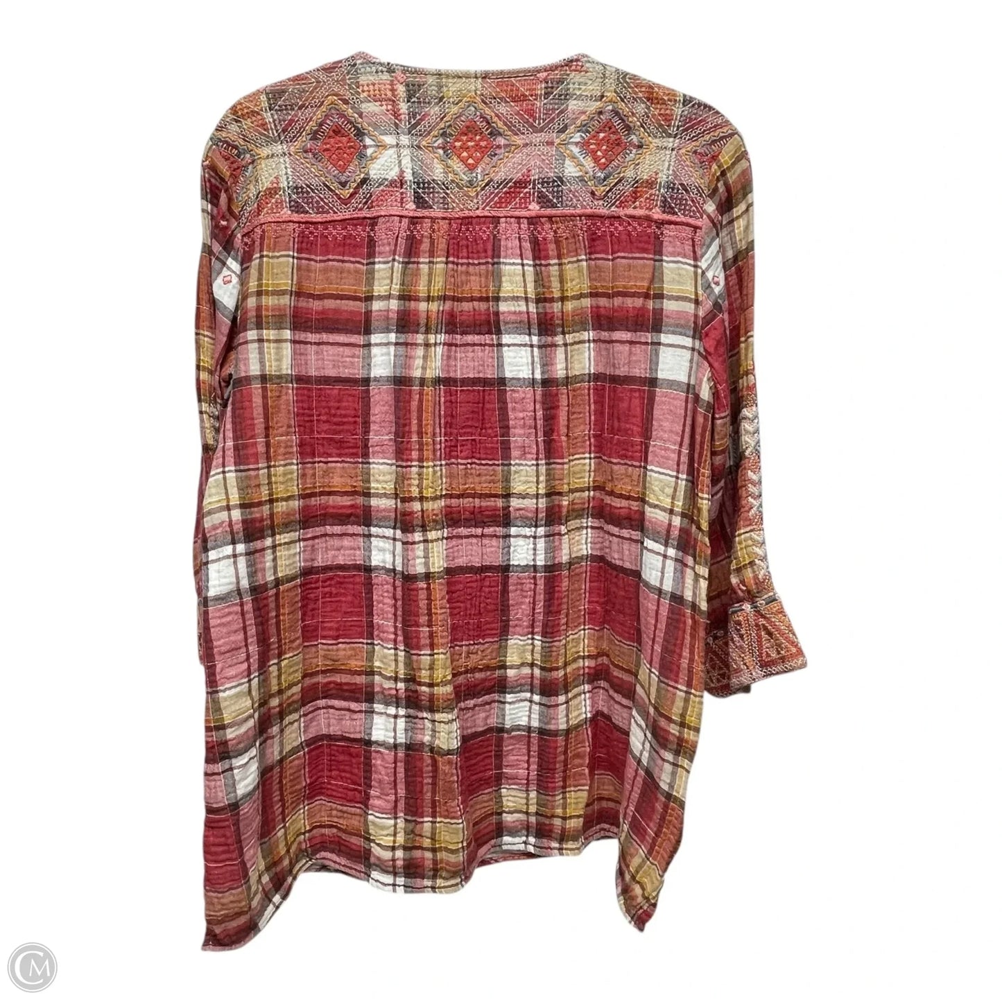 Top Long Sleeve By Johnny Was In Multi-colored, Size: S