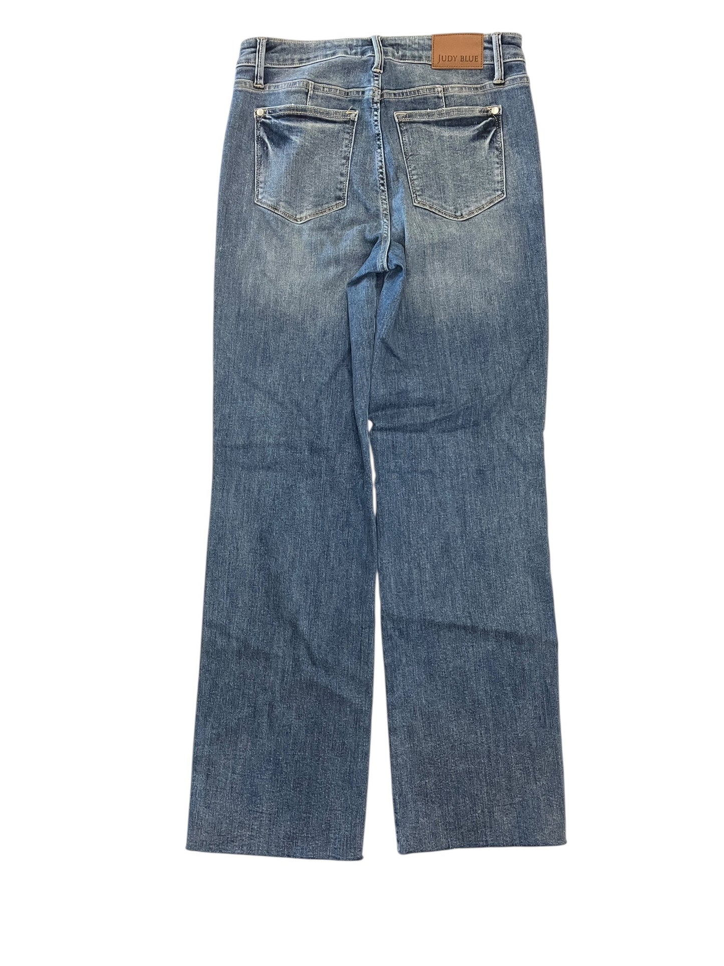 Jeans Straight By Judy Blue In Blue Denim, Size:8