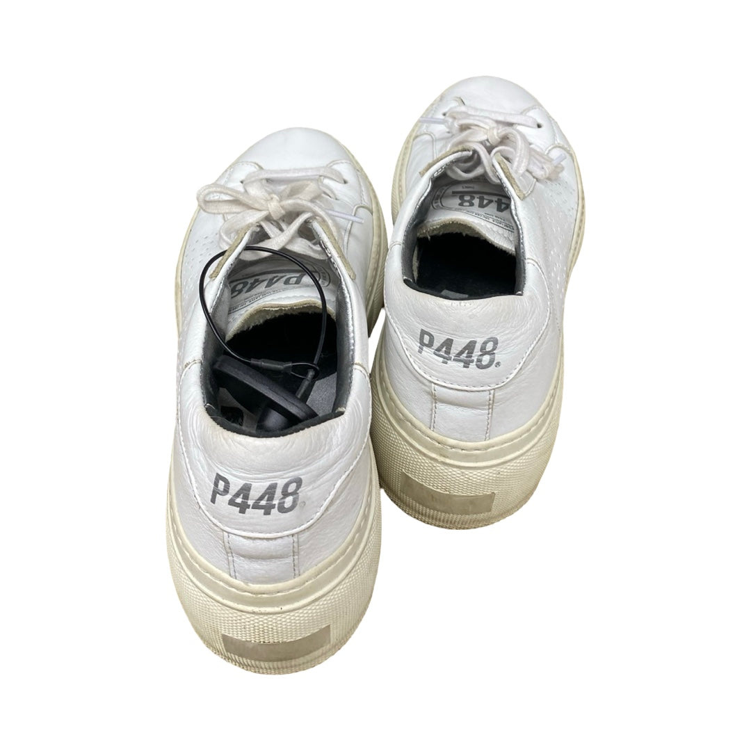 Shoes Sneakers By P448 In White, Size:8.5