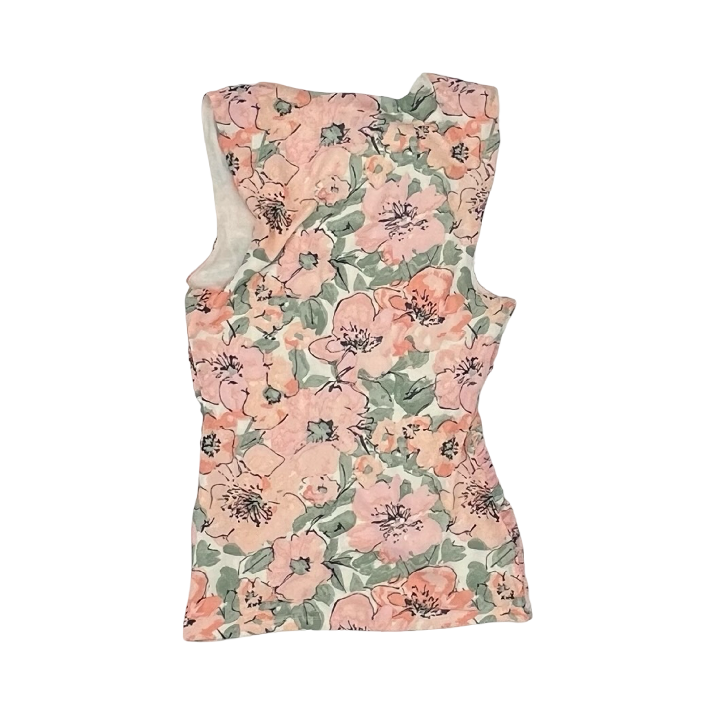 Top Sleeveless By A New Day In Floral Print, Size:S