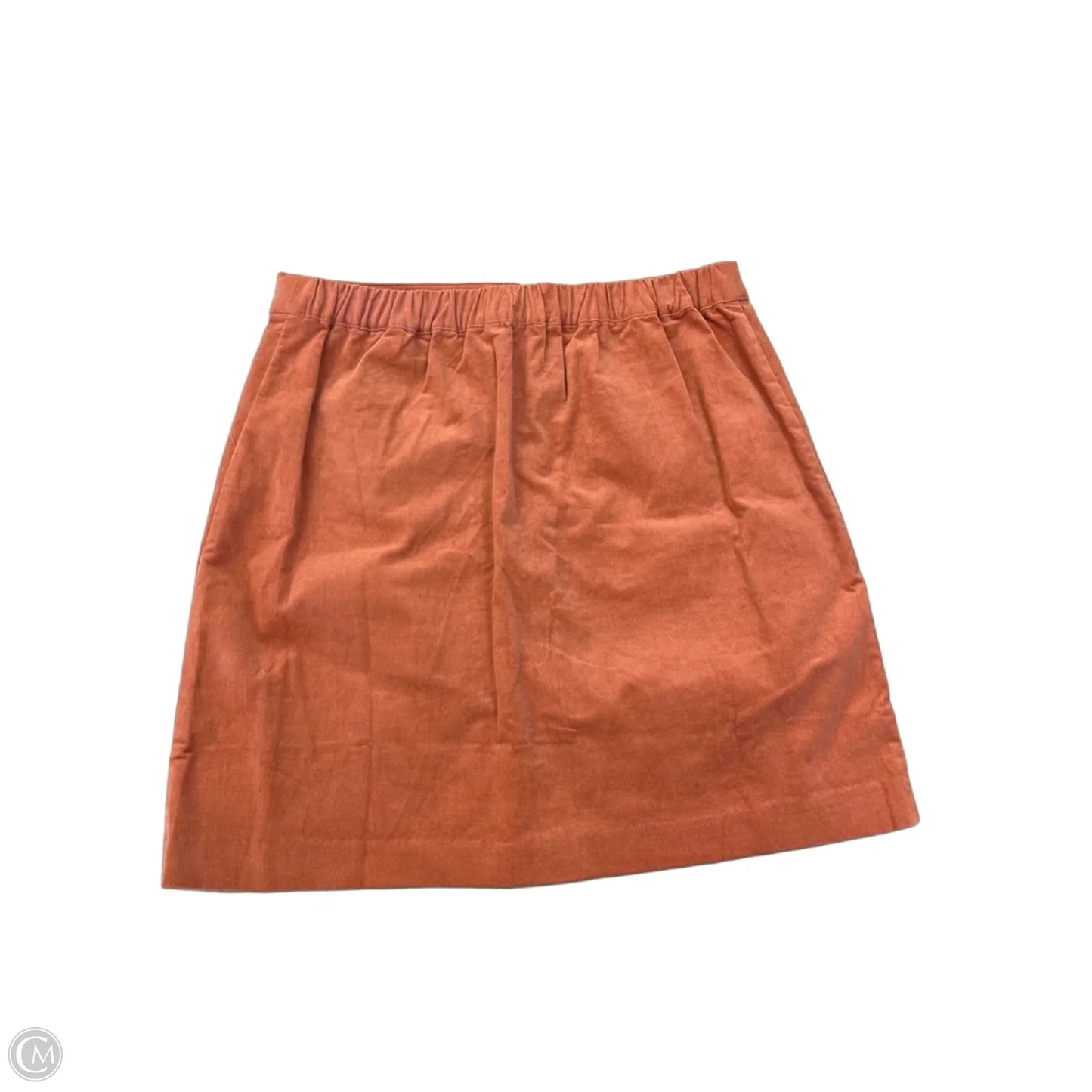 Skirt Mini & Short By Skies Are Blue In Orange, Size: M