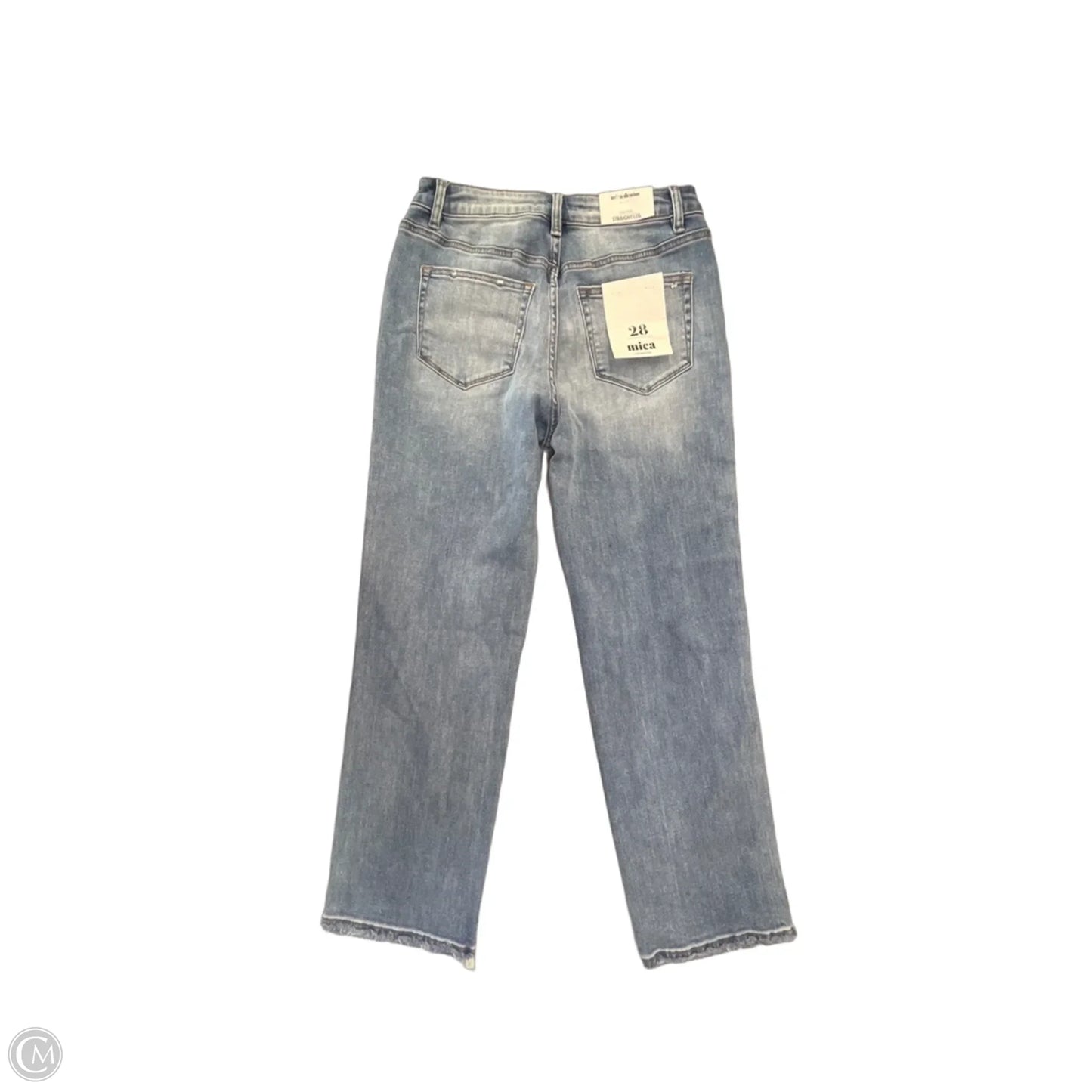 Jeans Straight By Micas In Blue Denim, Size: 6