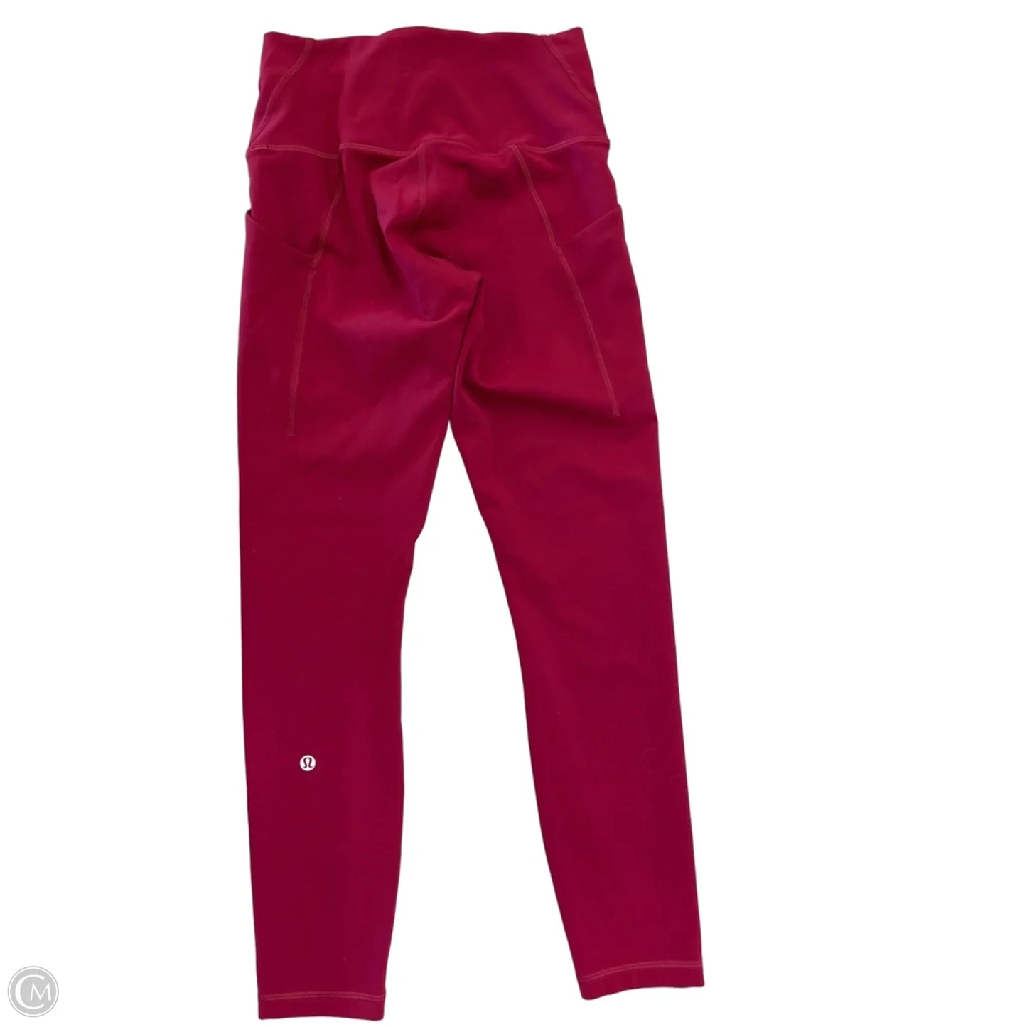 Athletic Leggings Capris By Lululemon In Pink, Size: S
