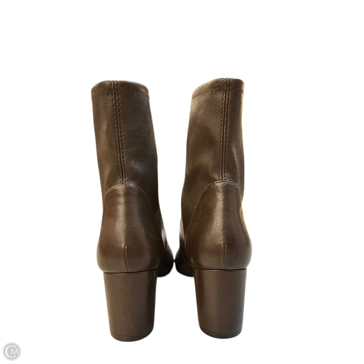 Boots Designer By Stuart Weitzman In Brown, Size: 6.5