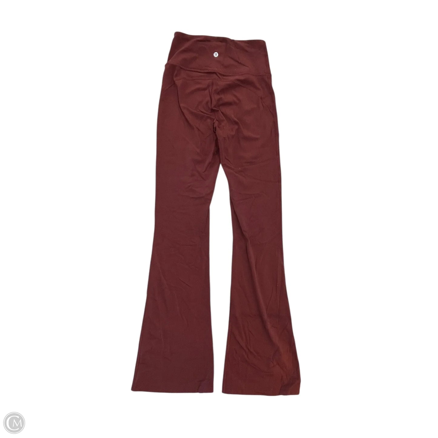 Athletic Leggings By Lululemon In Maroon, Size: S