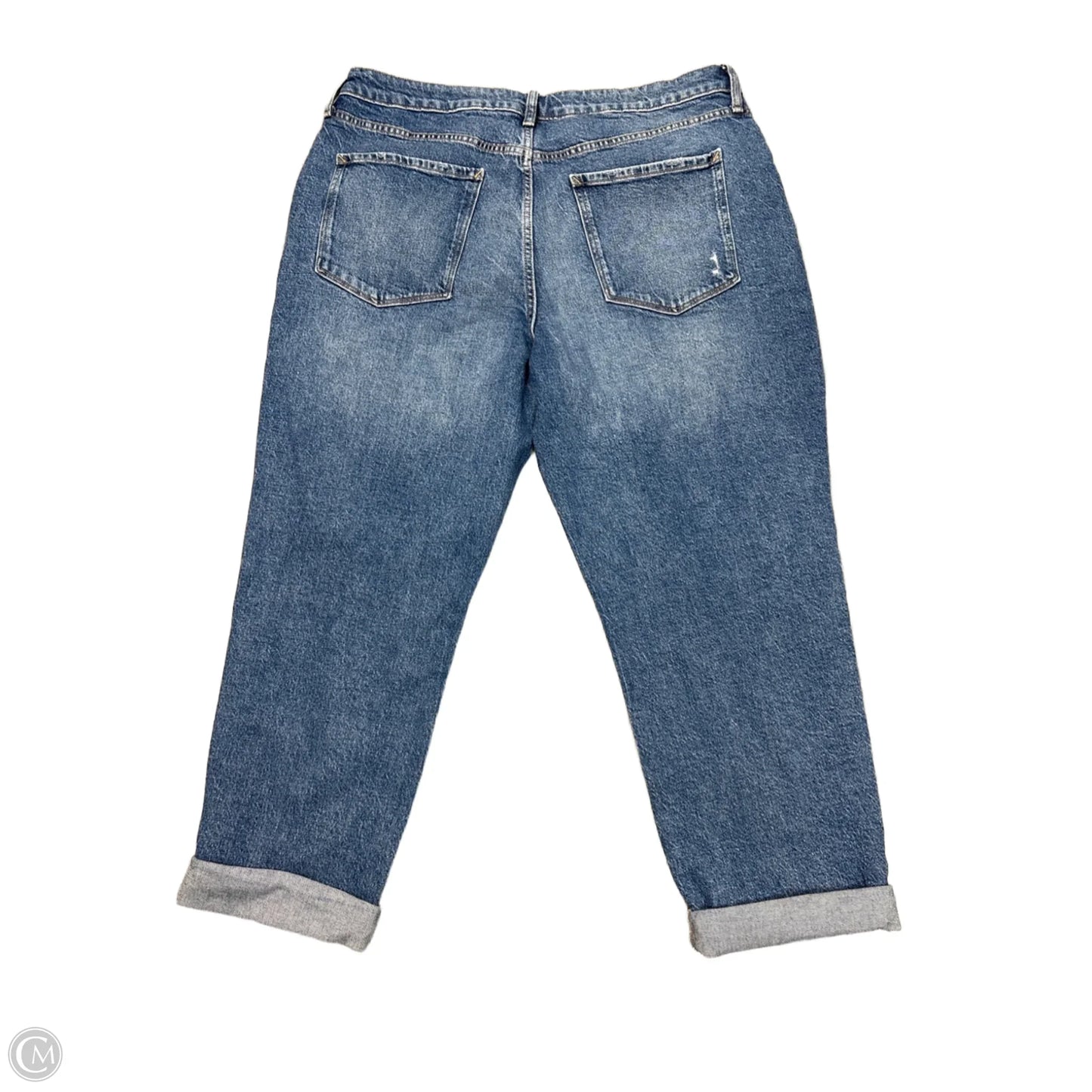 Jeans Boyfriend By Ana In Blue Denim, Size: 16