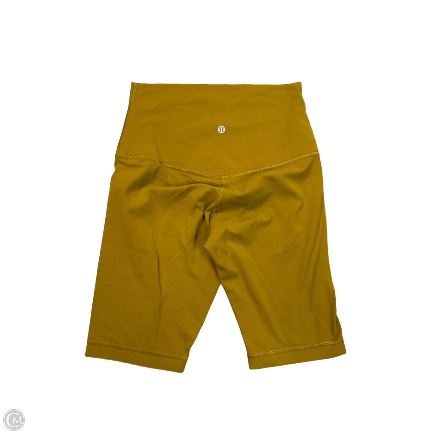 Athletic Shorts By Lululemon In Yellow, Size: M
