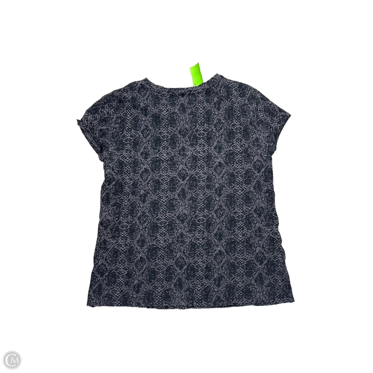 Athletic Top Short Sleeve By Athleta In Grey, Size: M
