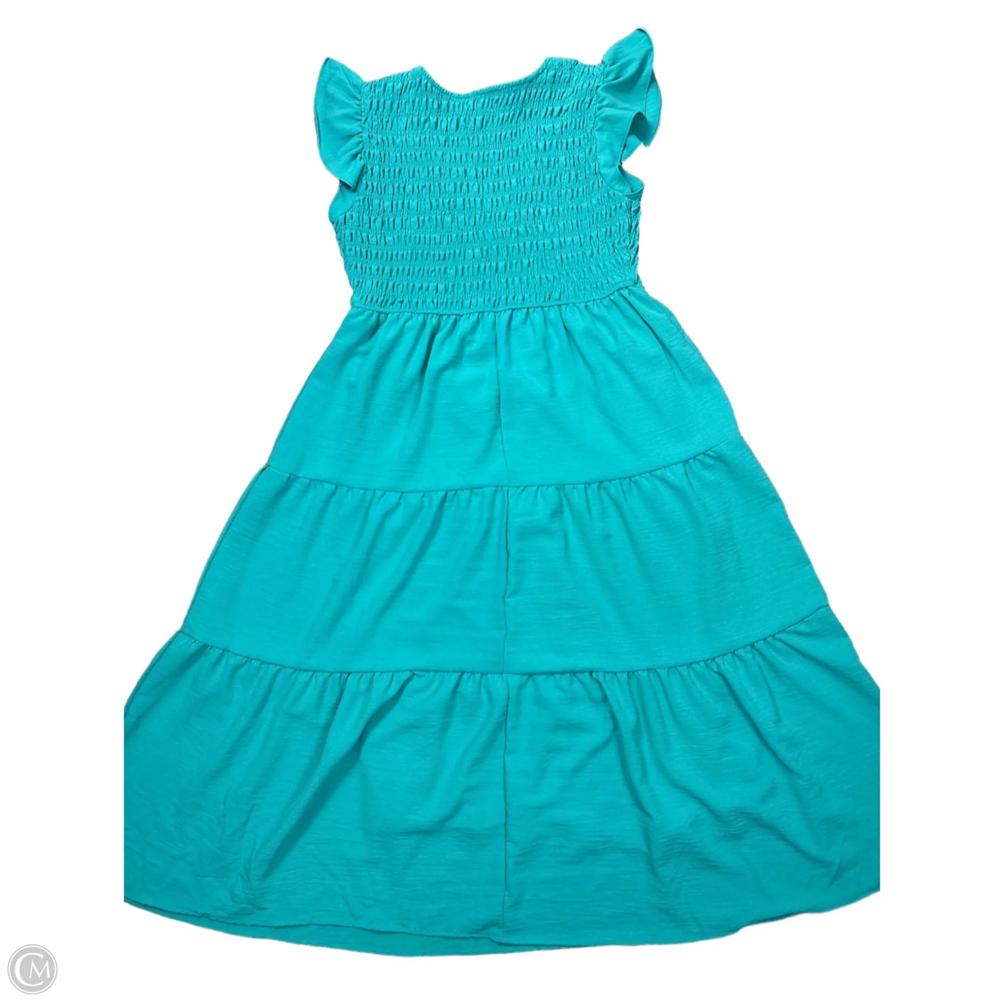 Dress Casual Midi By Blu Pepper In Teal, Size: Xl