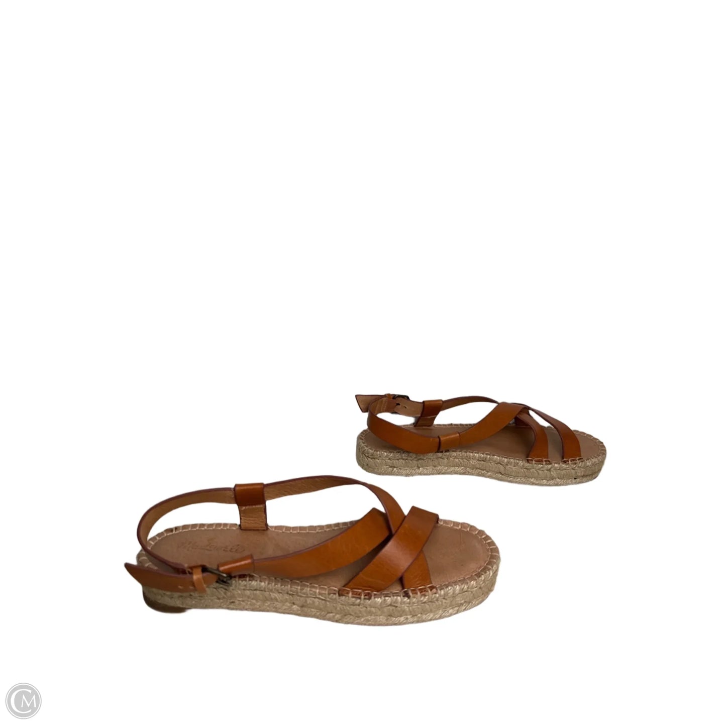 Sandals Heels Platform By Madewell In Tan, Size: 10
