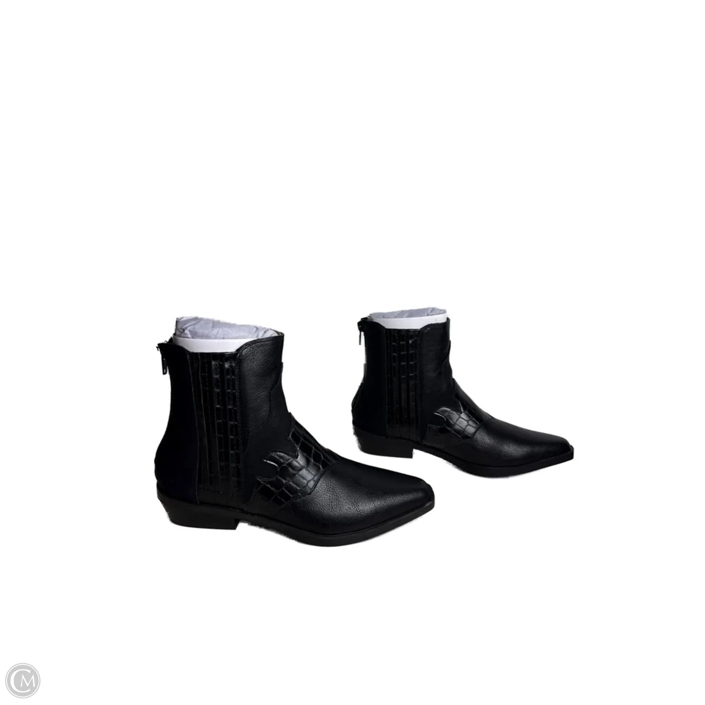 Boots Ankle Flats By Yellow Box In Black, Size: 6