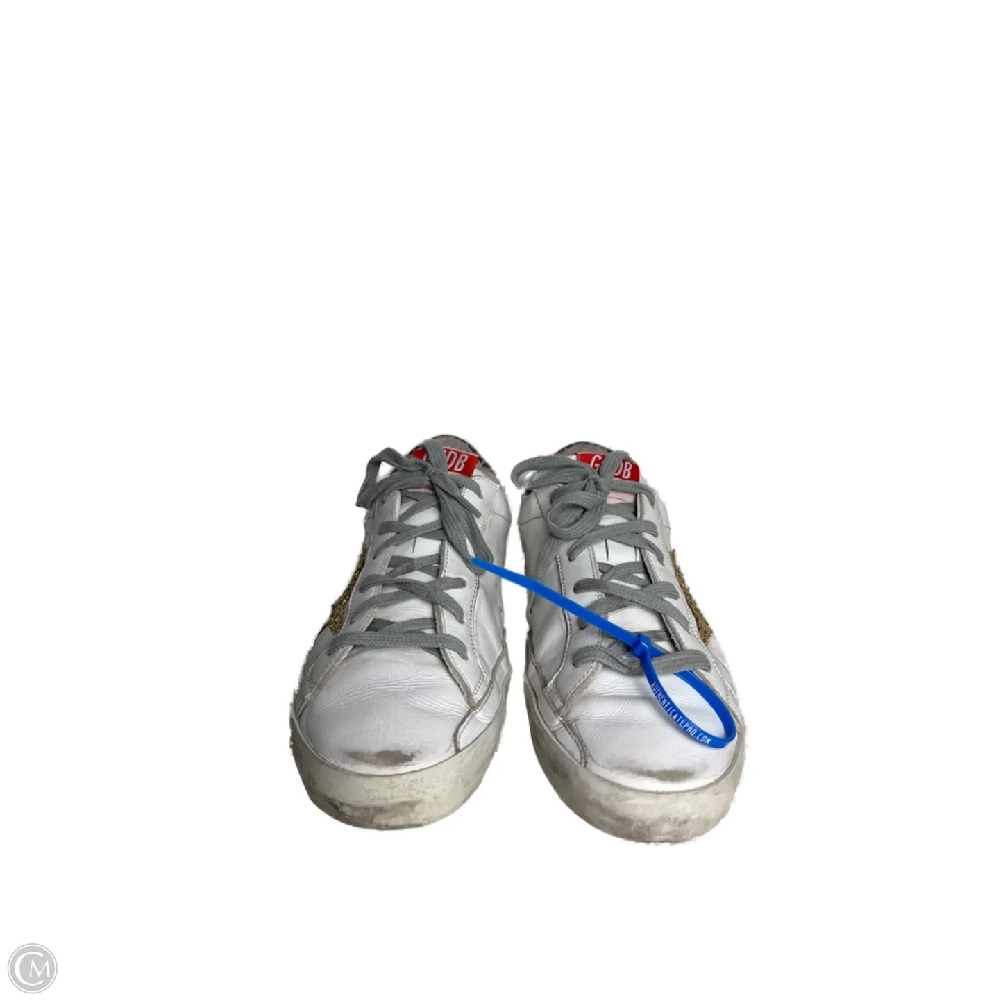 Shoes Luxury Designer By Golden Goose In White, Size: 9