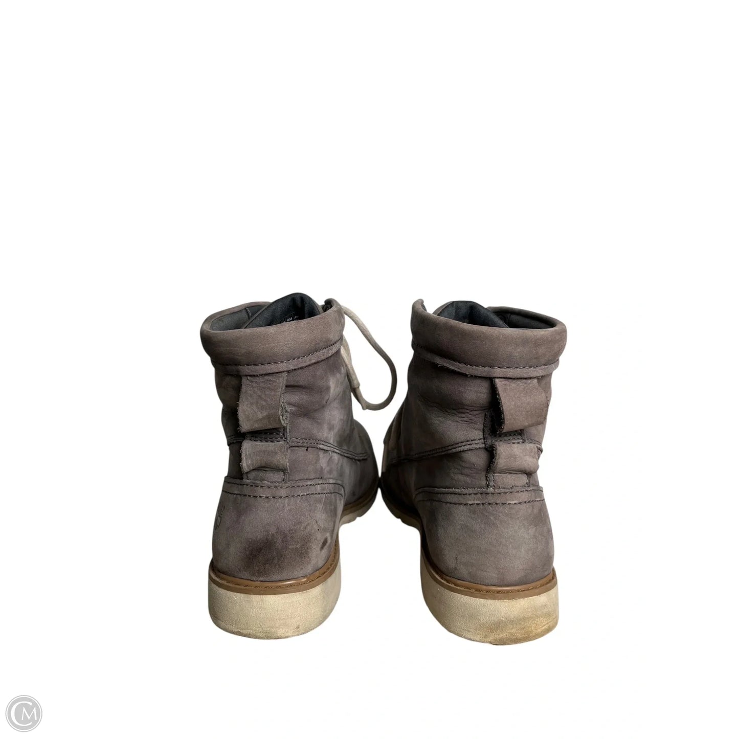 Boots Ankle Flats By Timberland In Grey, Size: 8.5