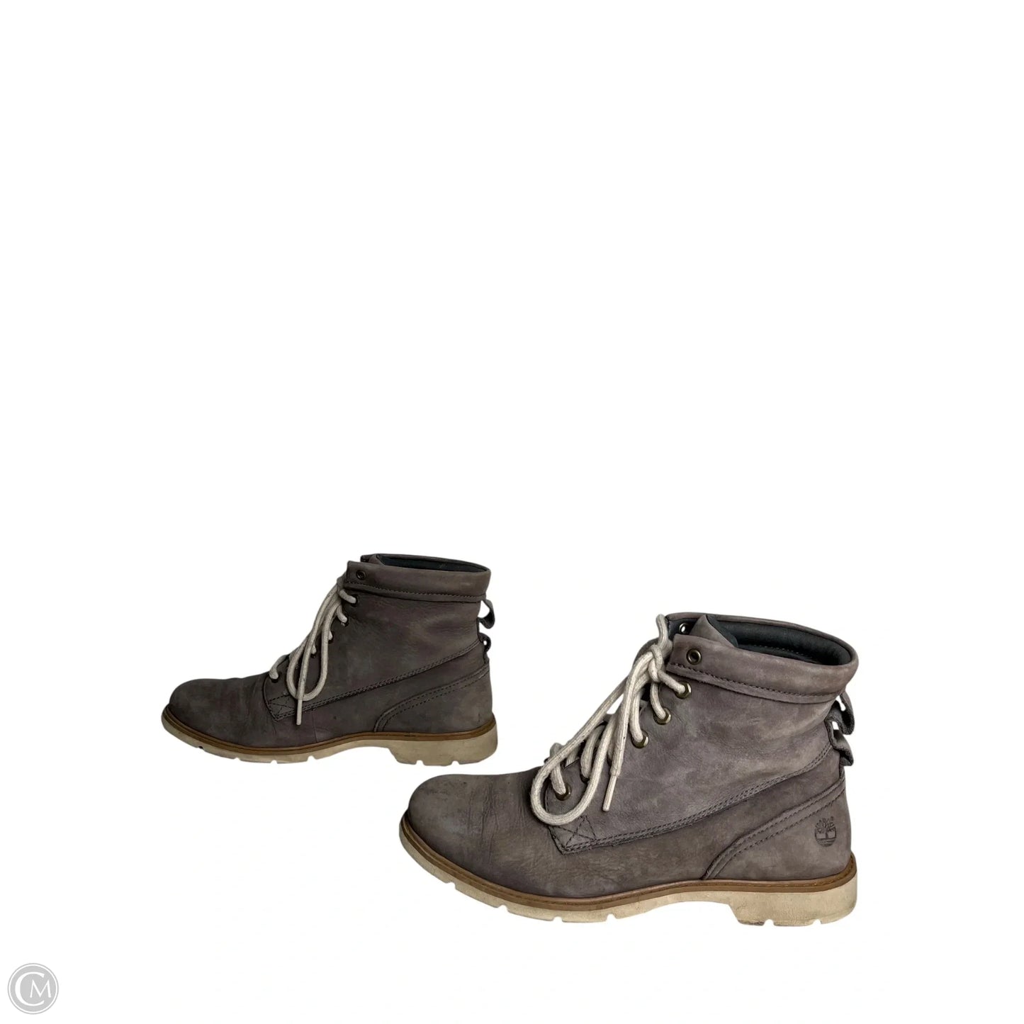 Boots Ankle Flats By Timberland In Grey, Size: 8.5