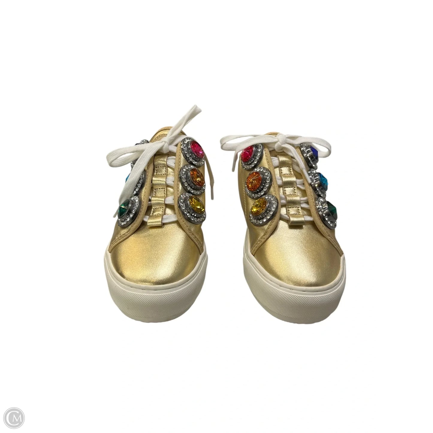 Shoes Sneakers By Kurt Geiger London In Gold, Size: 5