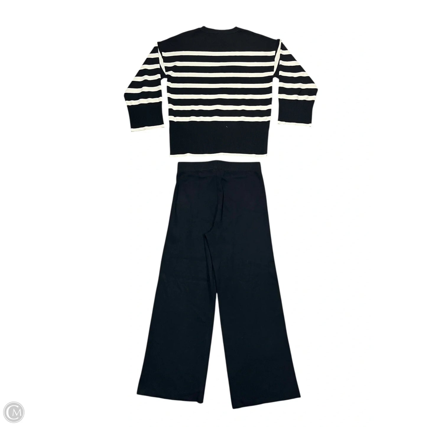 Pants Set 2pc By Truth In Black & White, Size: L