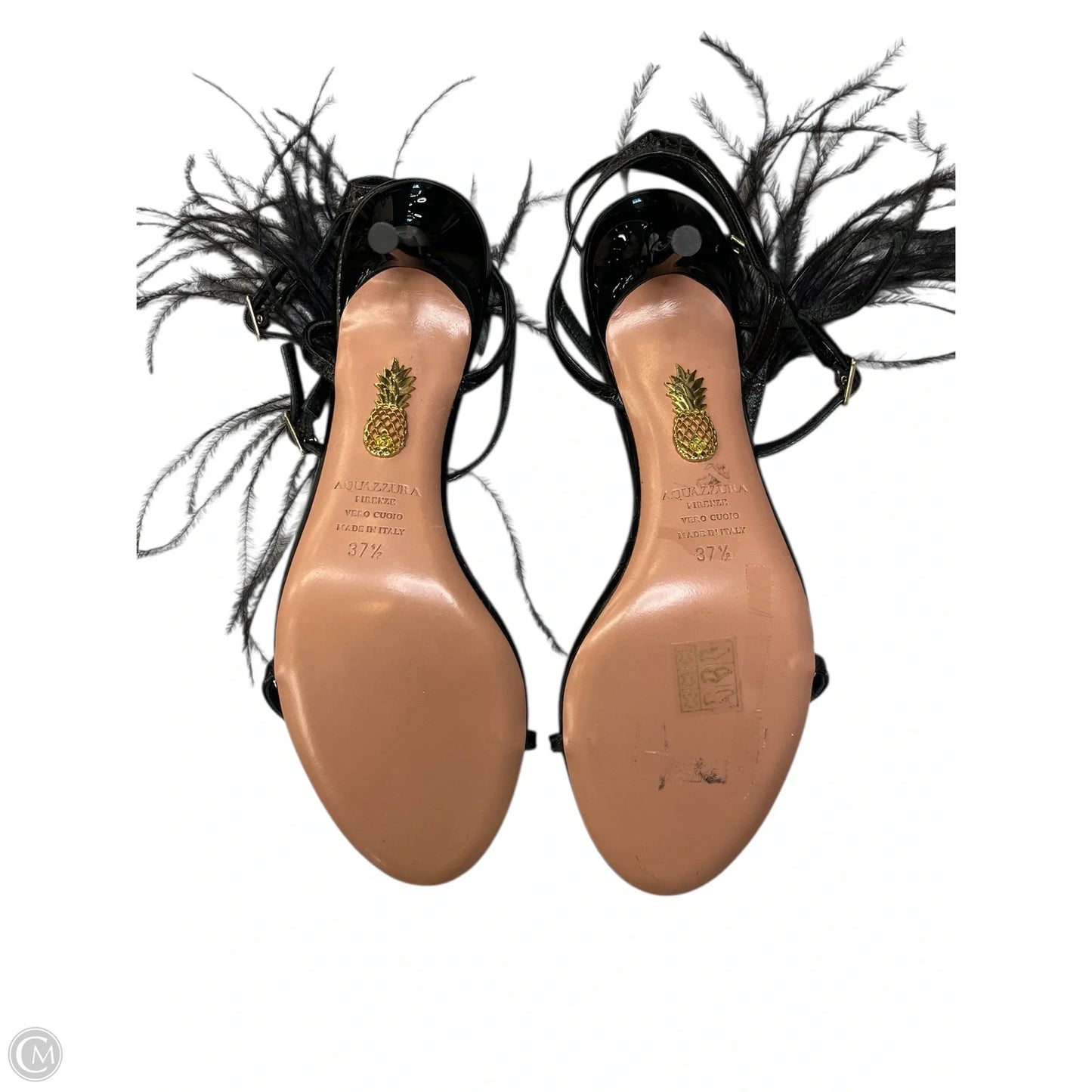 Sandals Designer By Aquazzura In Black, Size: 7.5
