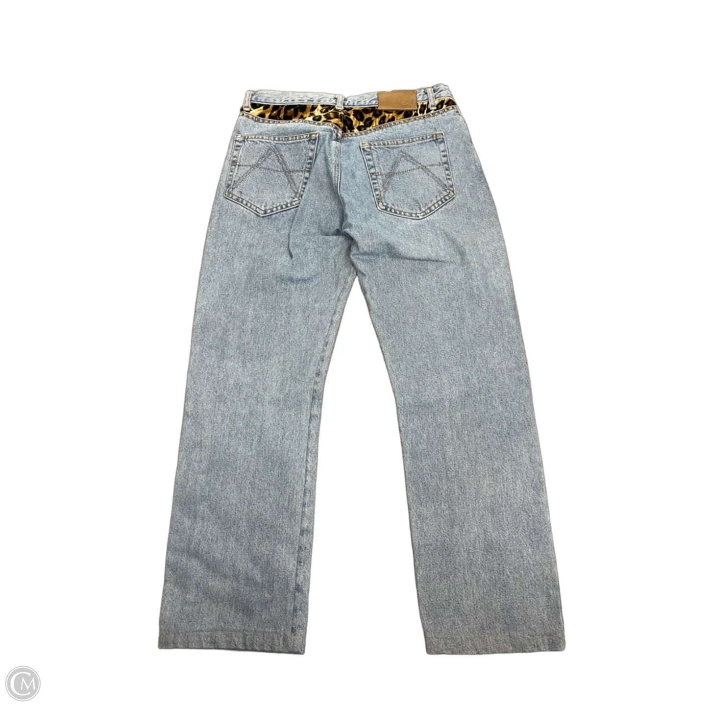 Jeans Straight By Abs In Blue Denim, Size: 10