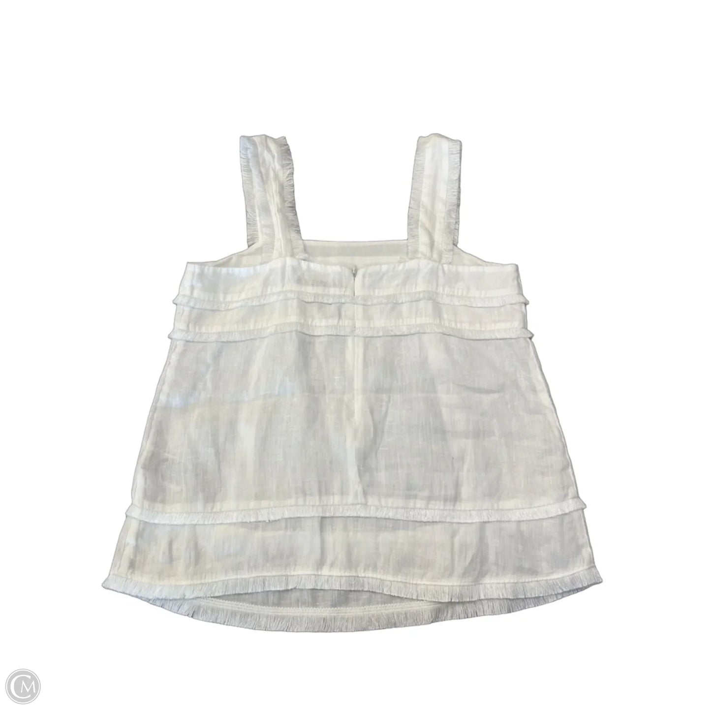 Blouse Sleeveless By J. Crew In White, Size: Xxs